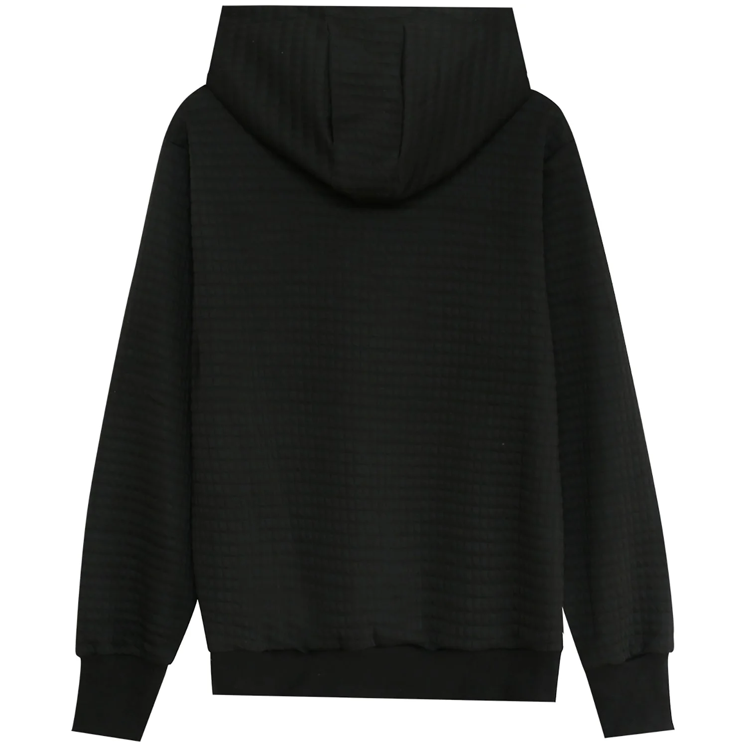 Sweat capuche gaufré Noir - Image 6