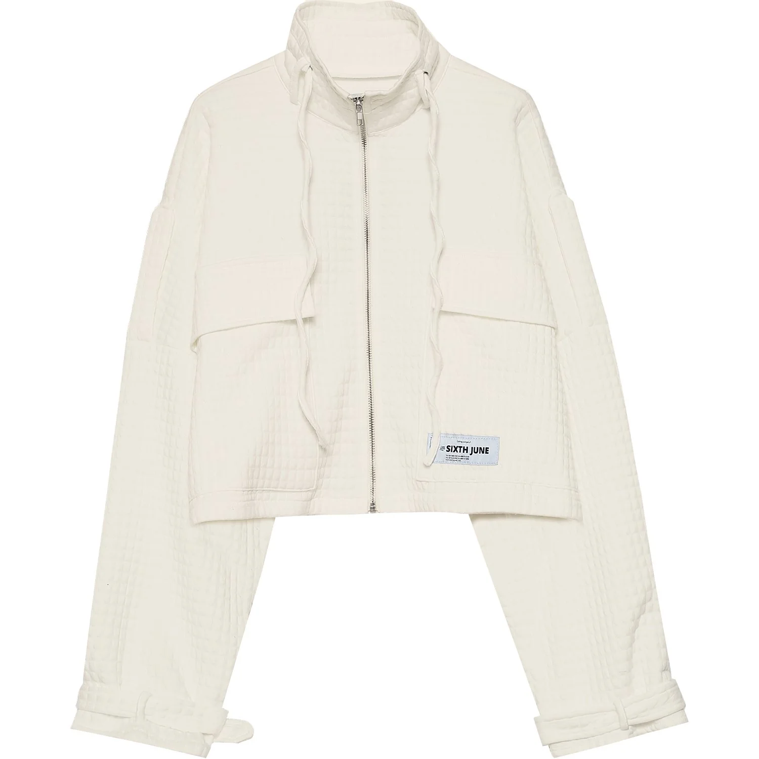 Veste gaufrée oversize Jaune