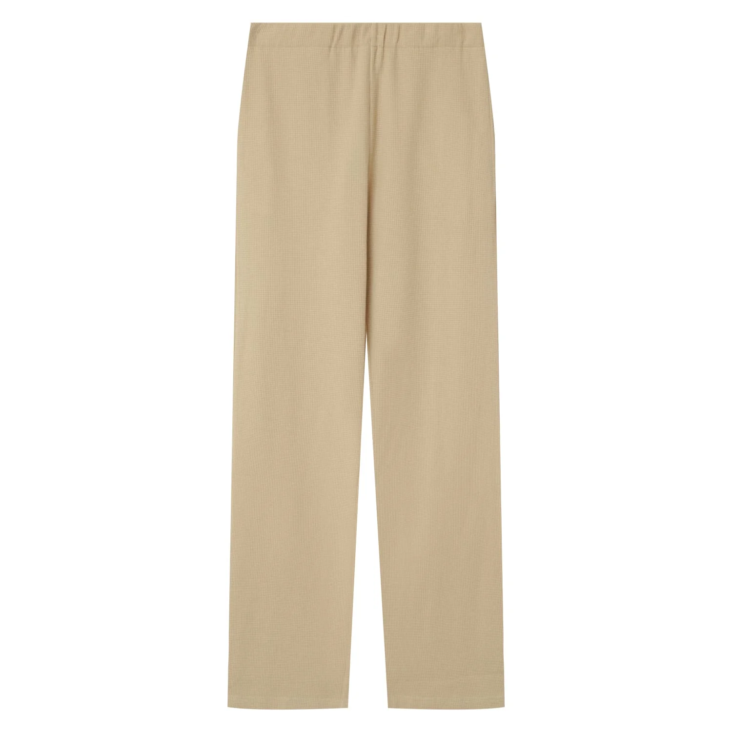 Pantalon gaufré droit Beige - Image 7