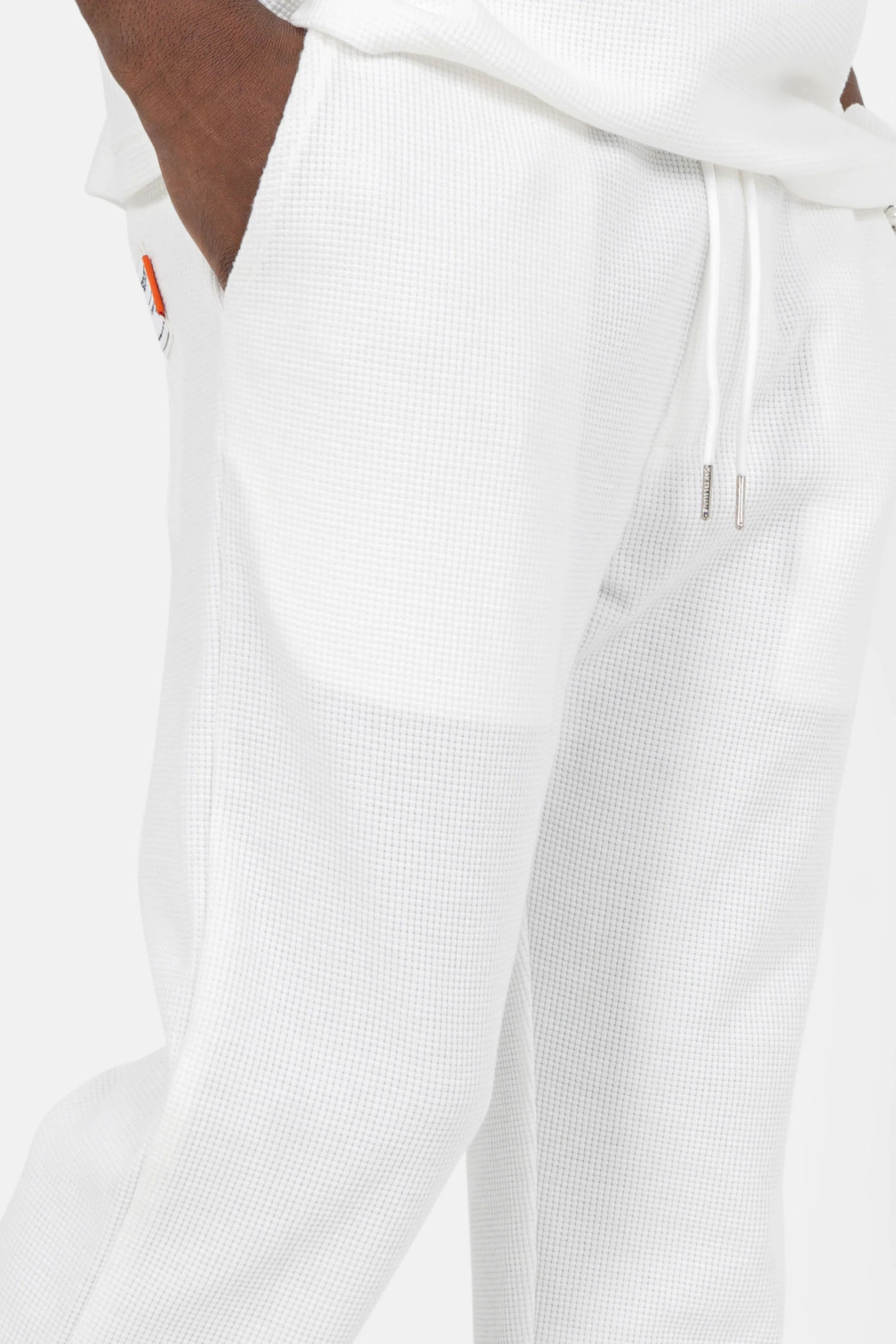 Pantalon gaufré Blanc - Image 3