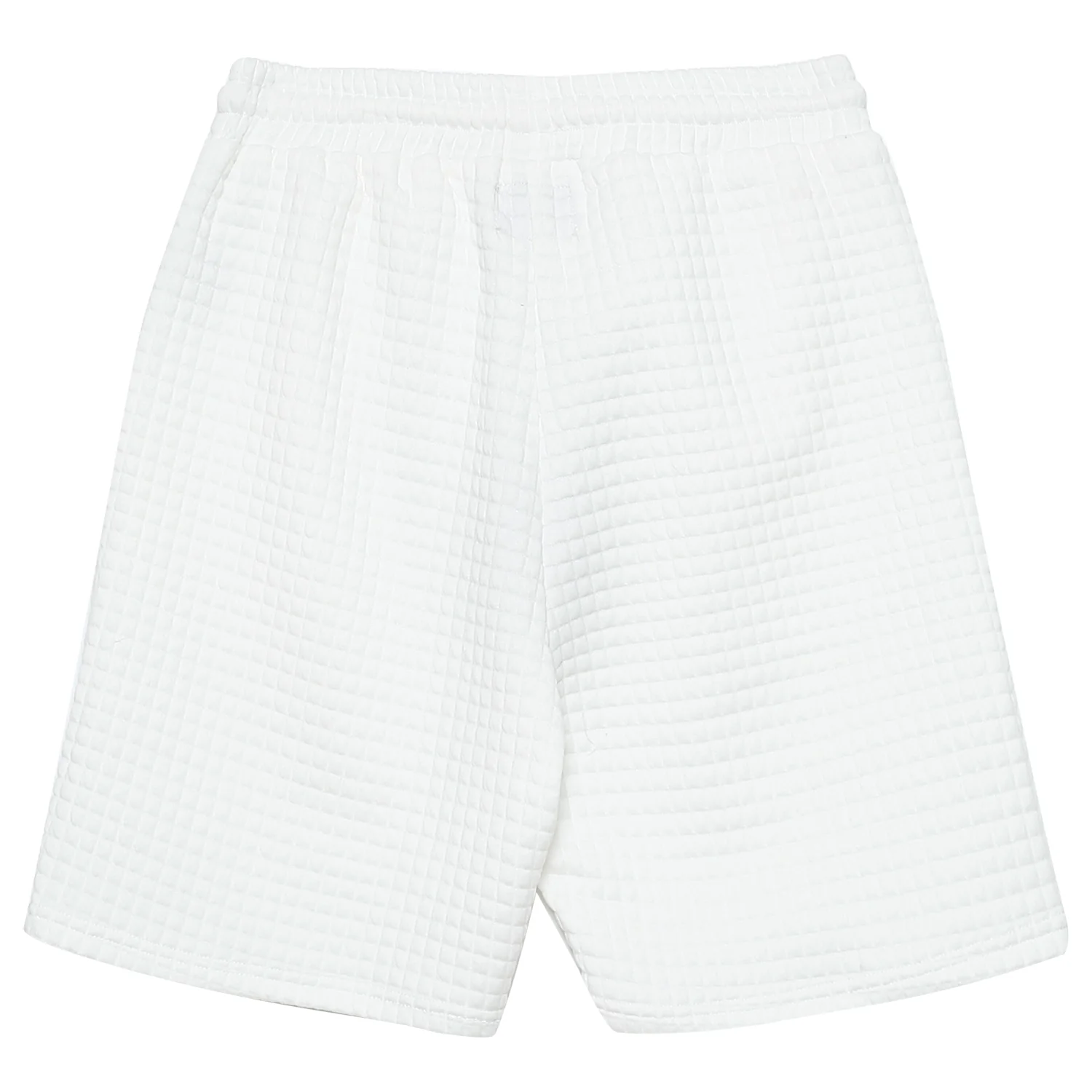 Short gauffré confort blanc - Image 4