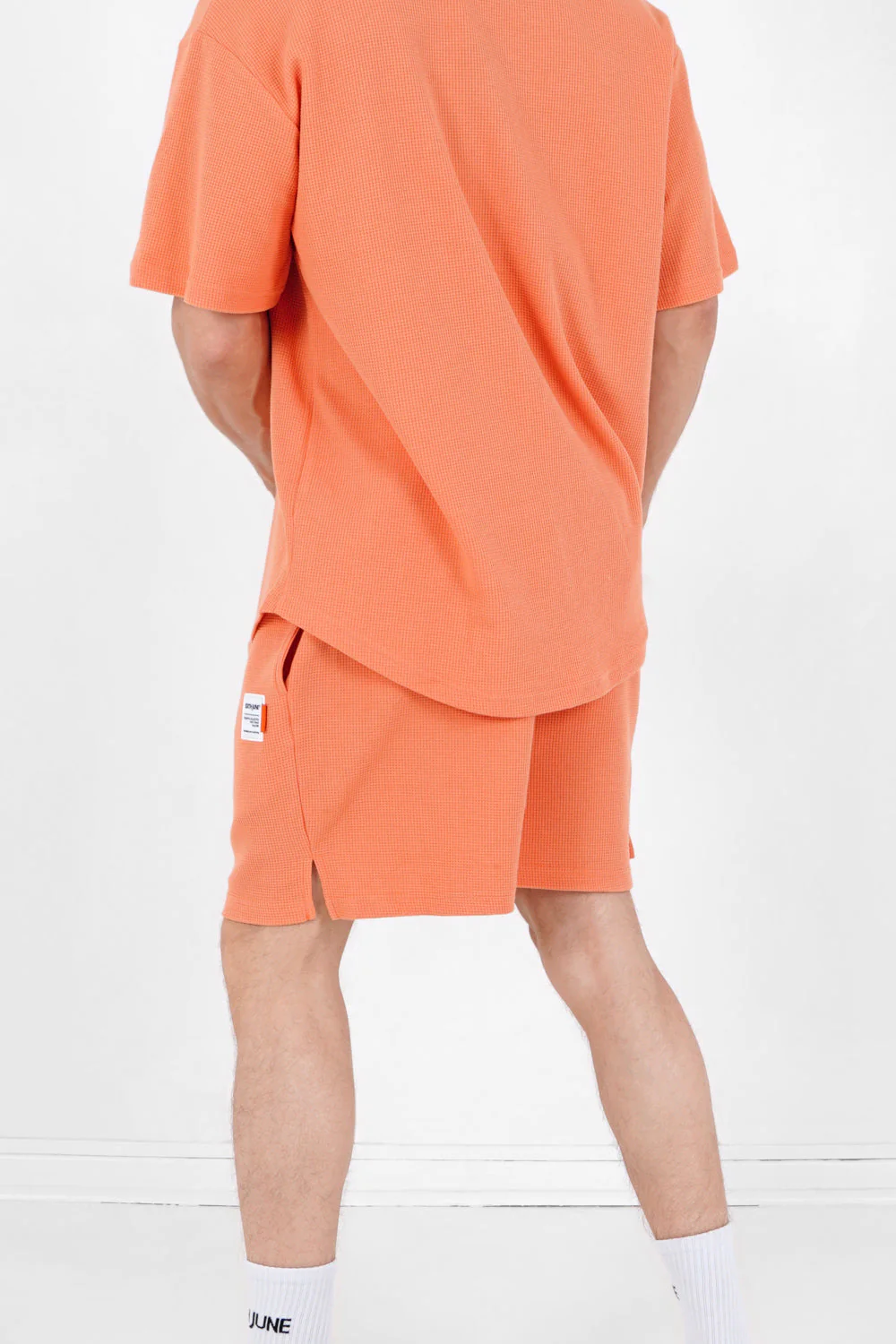 Short gaufré Orange - Image 5