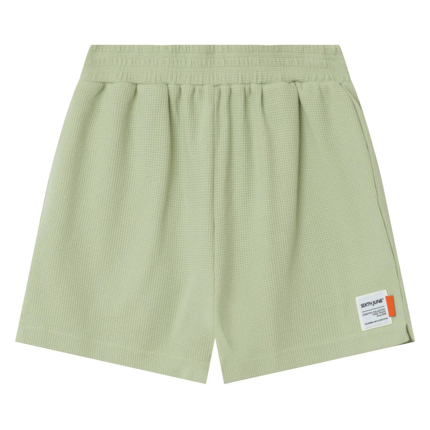 Short logo gaufré Vert clair - Image 6