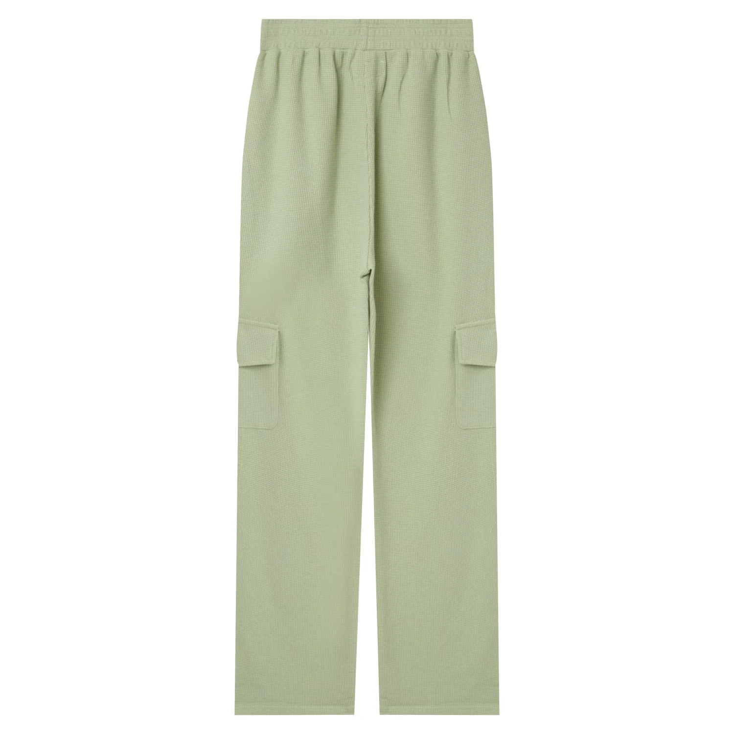 Pantalon droit gaufré Vert clair - Image 8