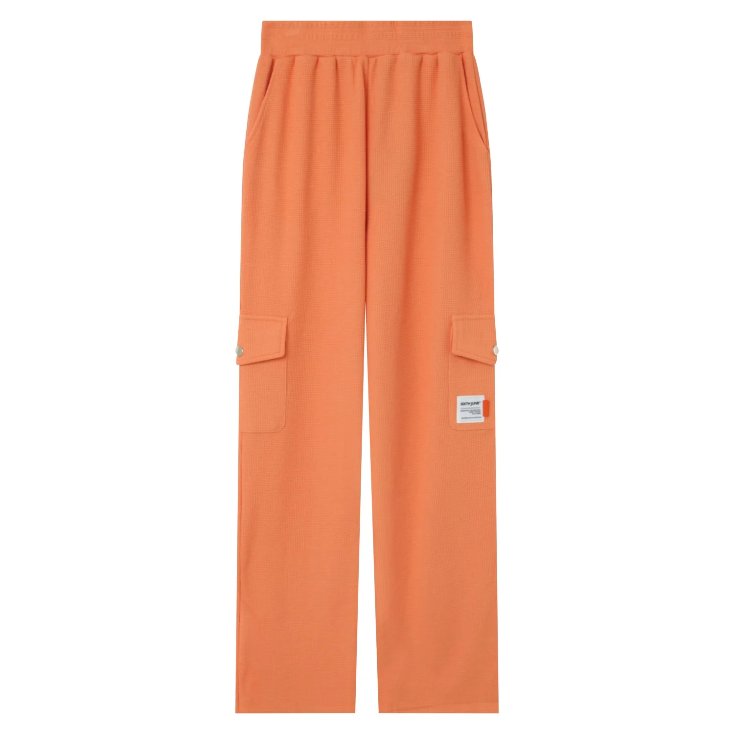 Pantalon droit gaufré Orange - Image 7
