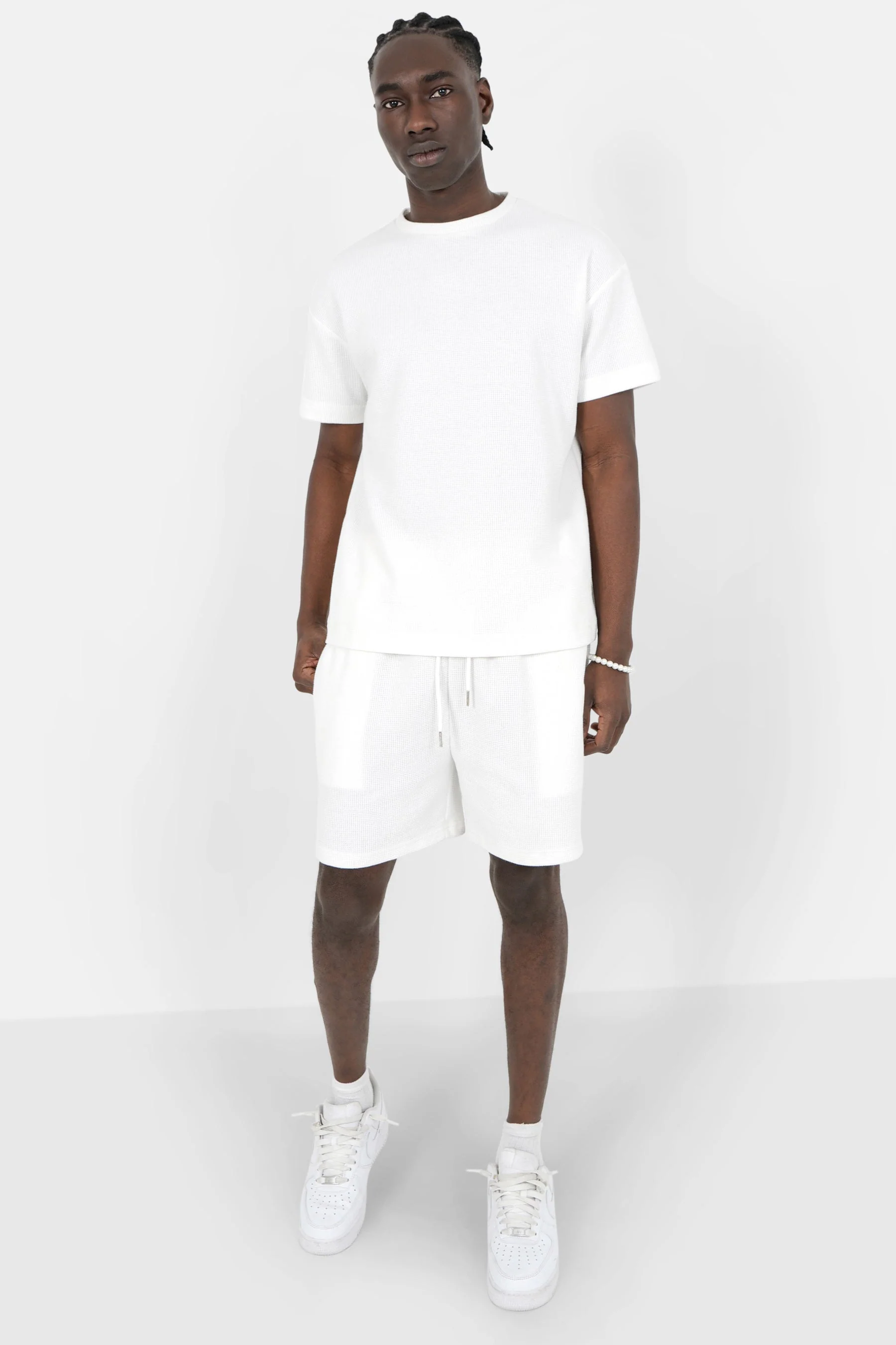 T-shirt gaufré Blanc - Image 2