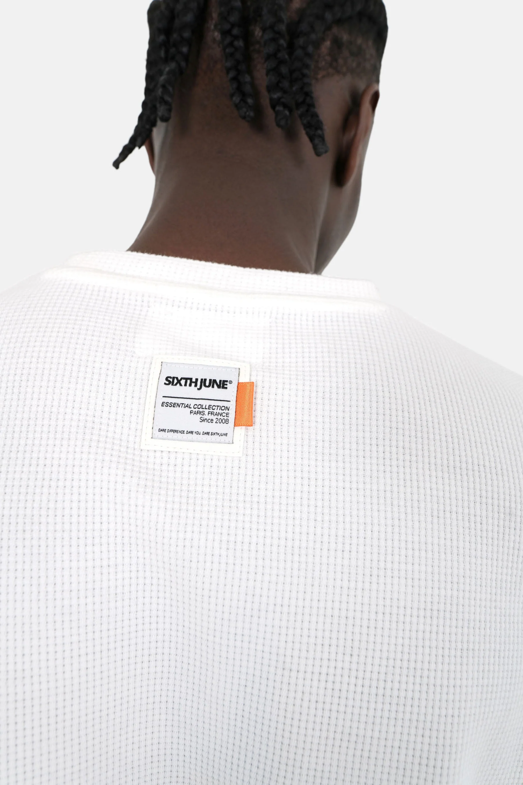 T-shirt gaufré Blanc - Image 3