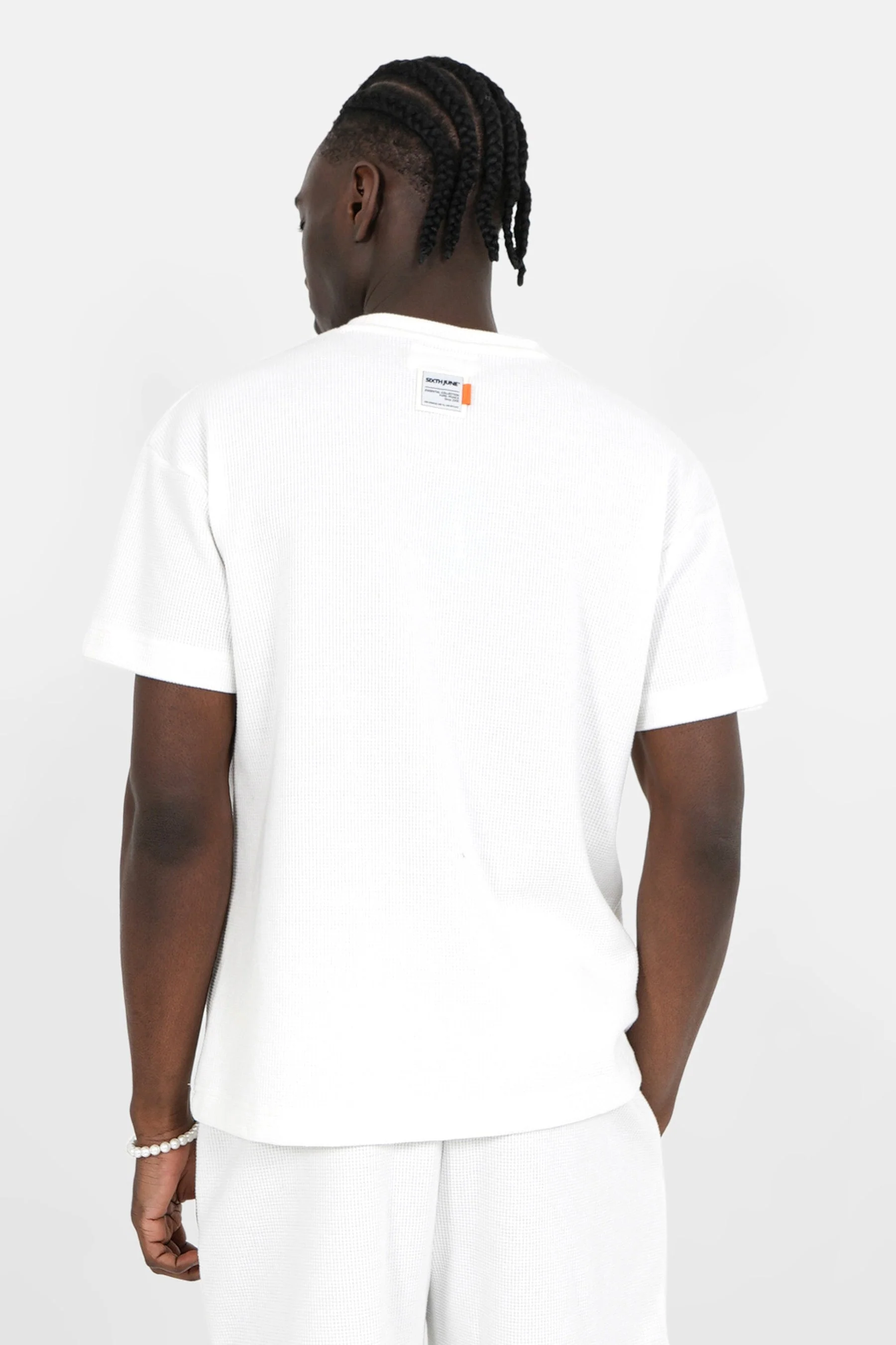 T-shirt gaufré Blanc - Image 5
