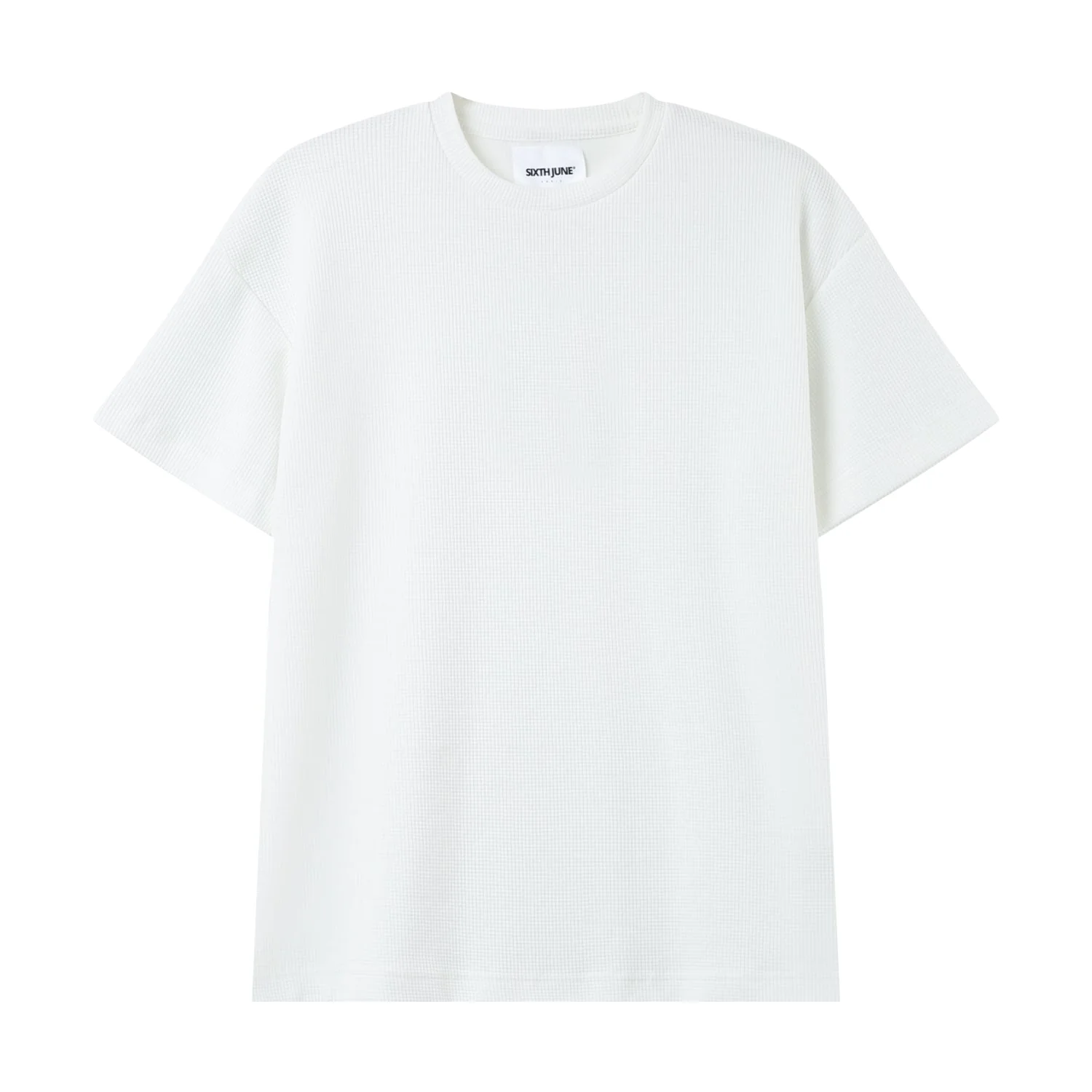 T-shirt gaufré Blanc - Image 7