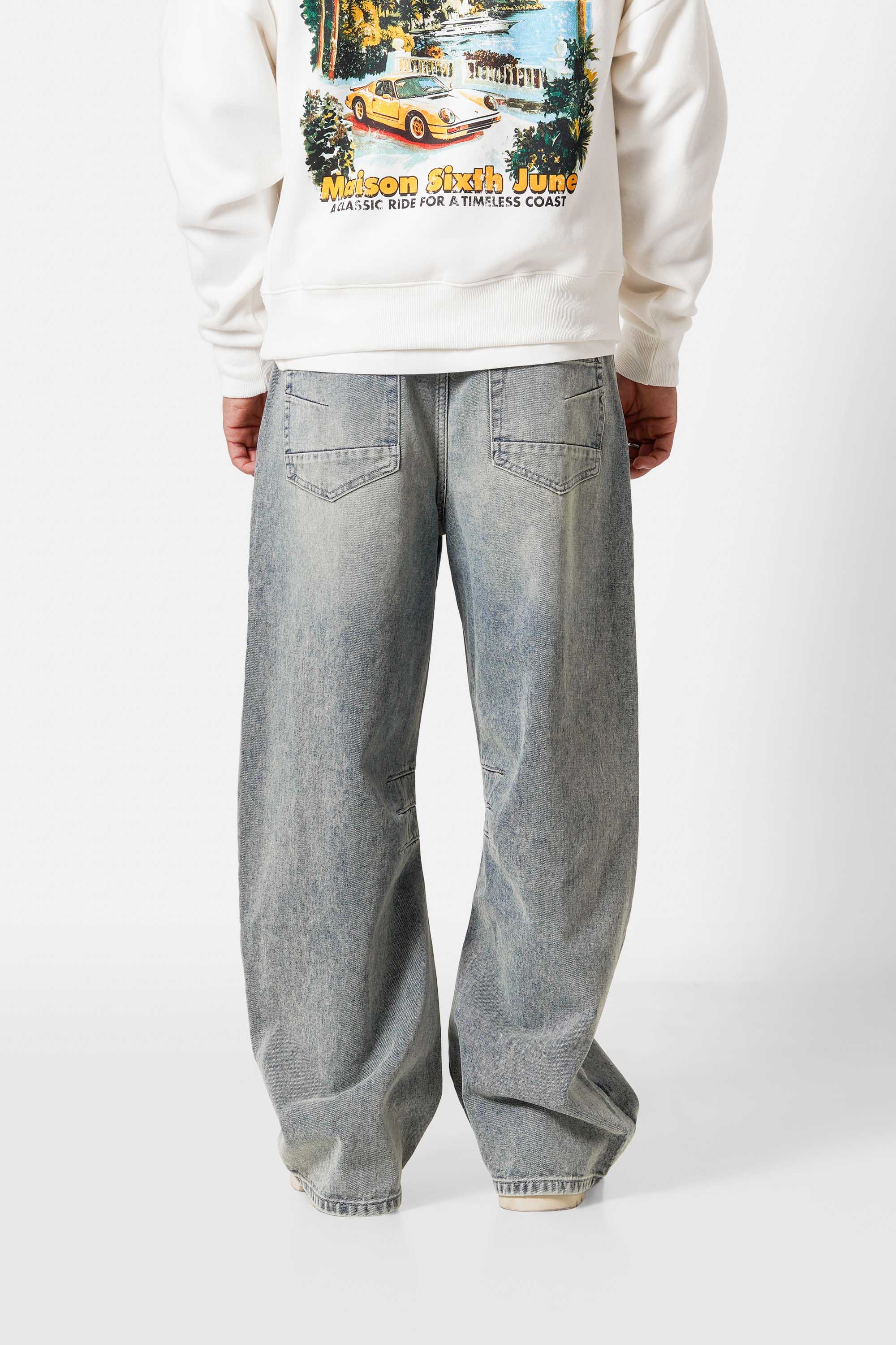 WASHED baggy denim jean - Image 5