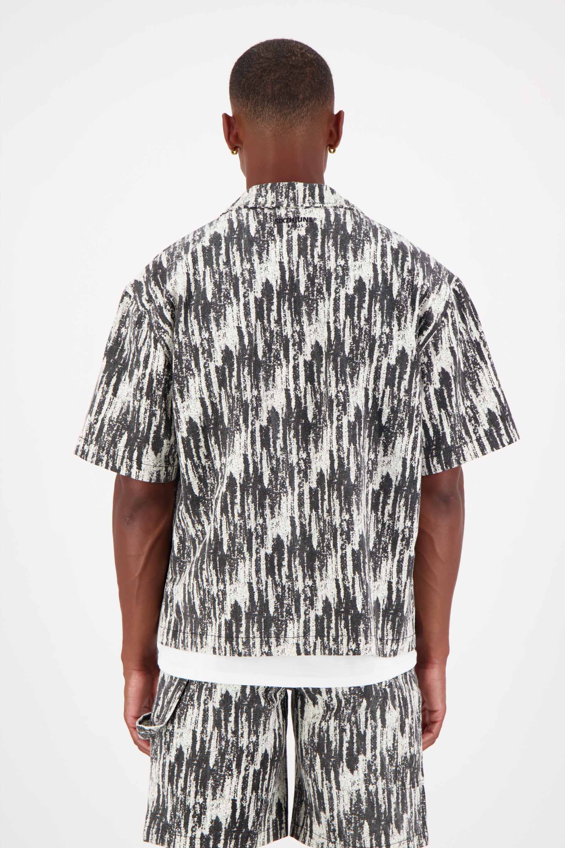 Chemise carpenter délavé Noir - Image 5