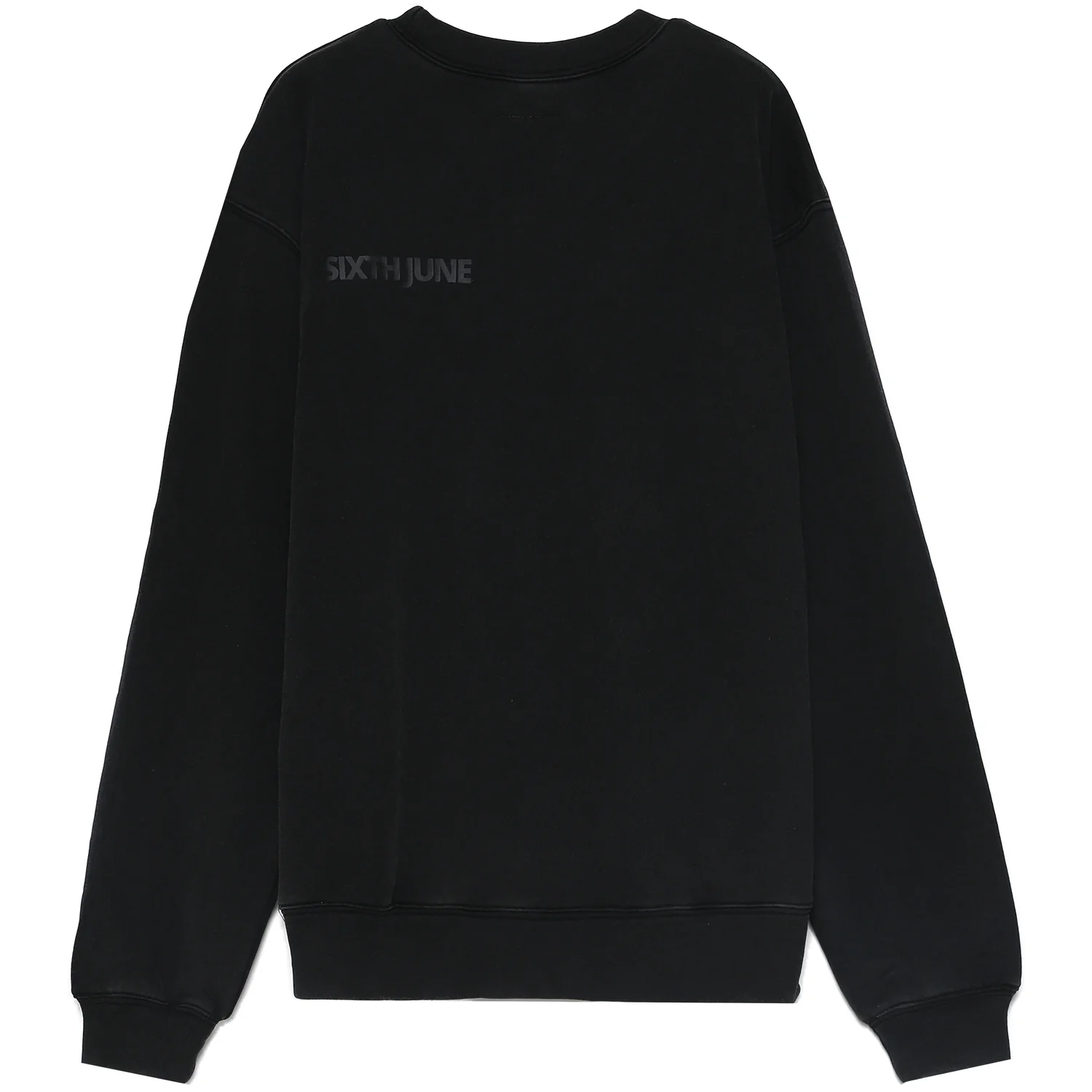 Sweatshirt délavé logo gris foncé - Image 7