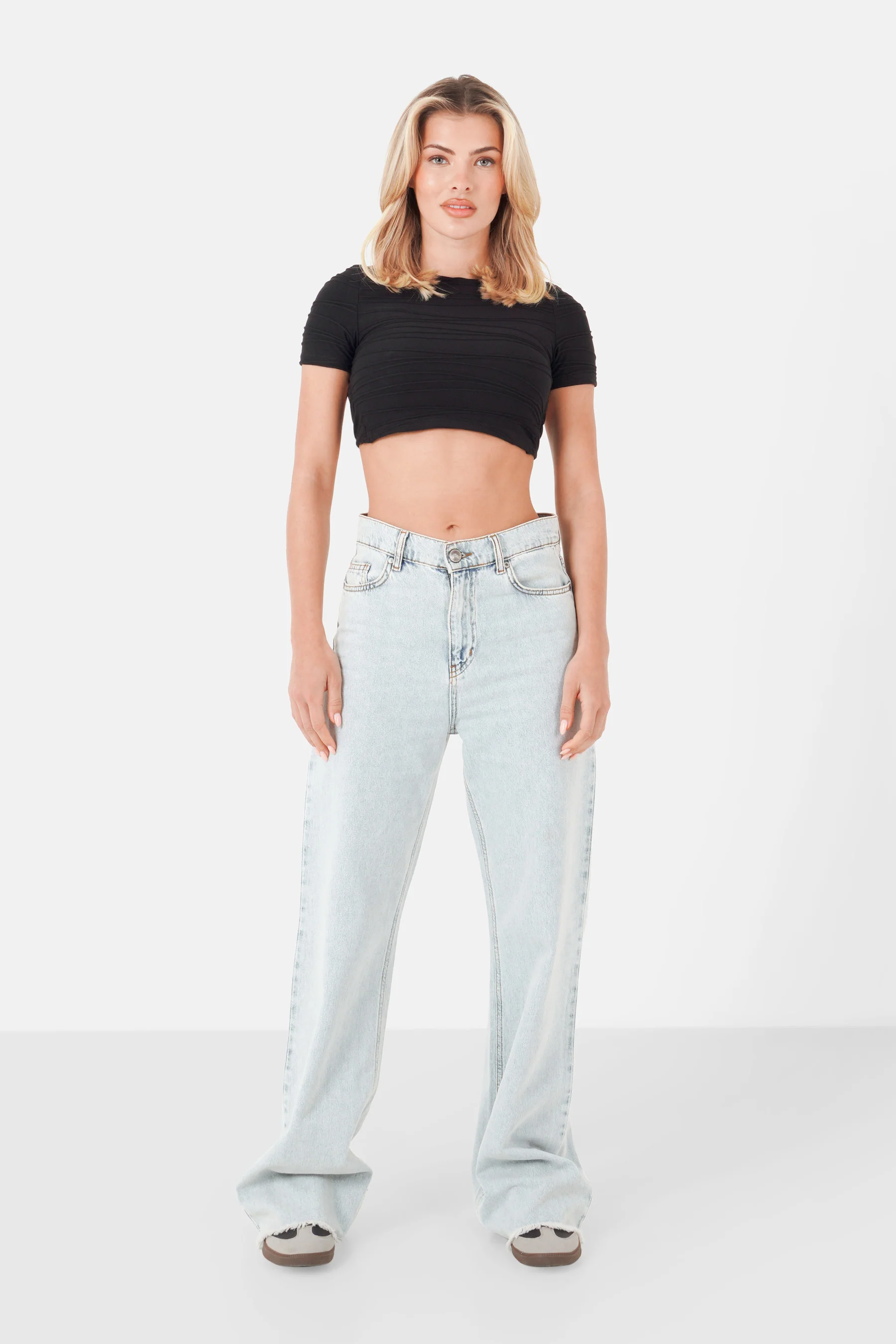 WAVY cropped s/s top - Image 2