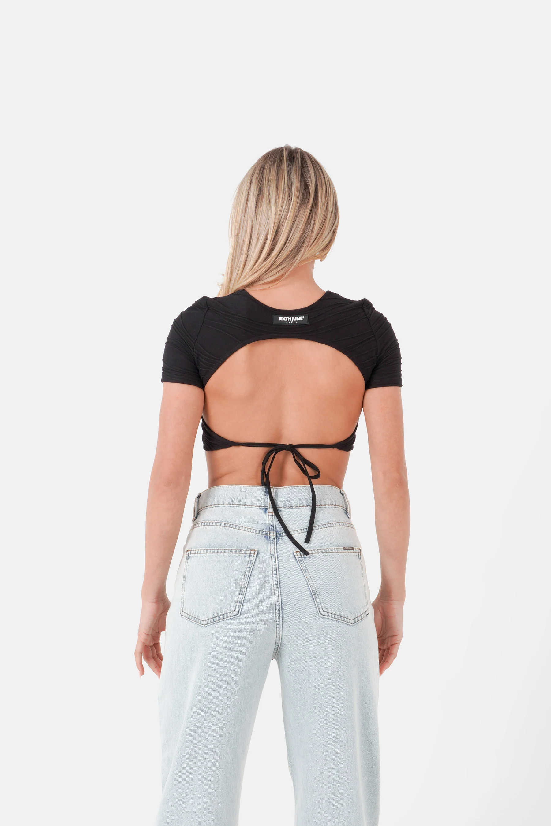 WAVY cropped s/s top - Image 5