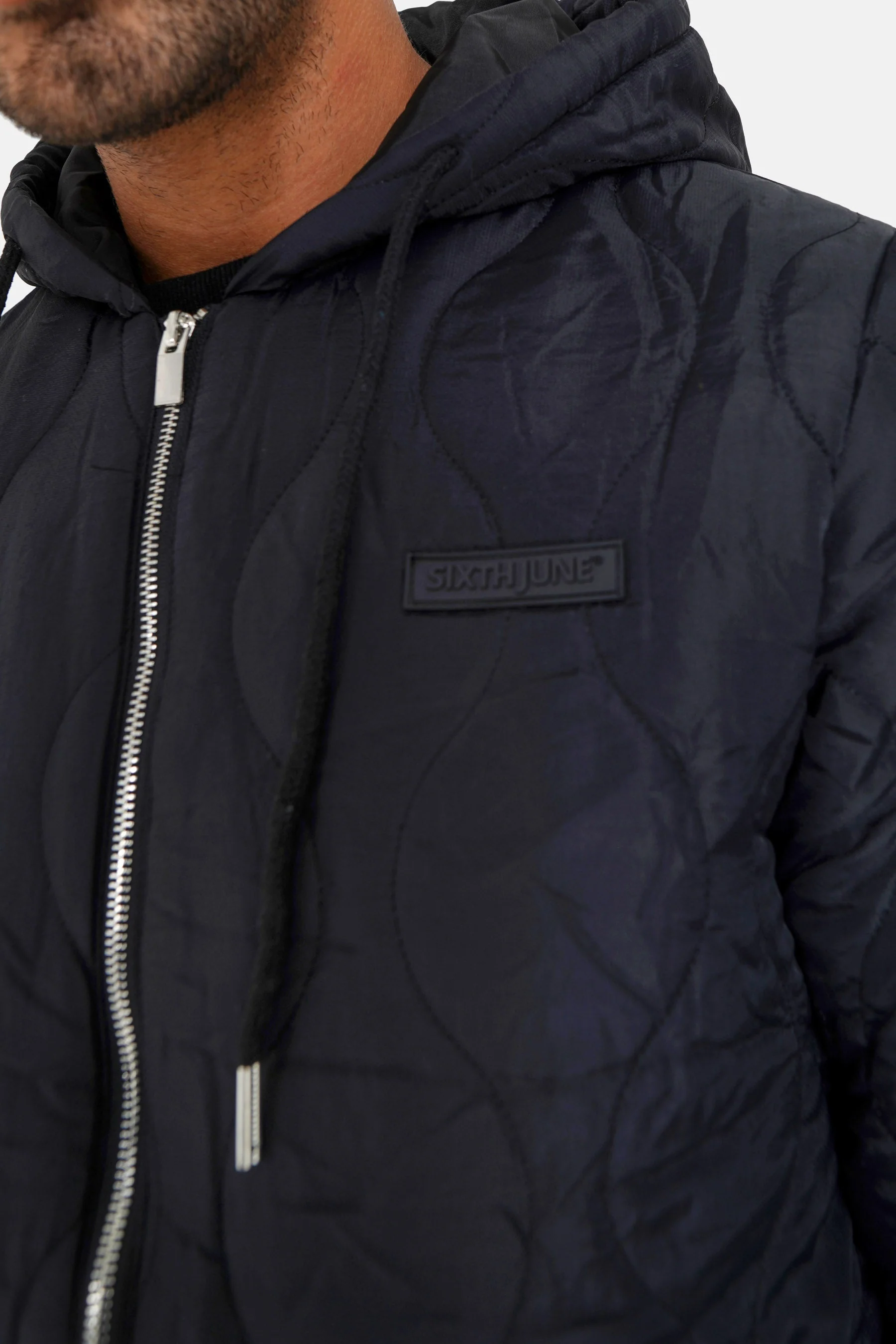 Veste matelassée wavy Noir - Image 3