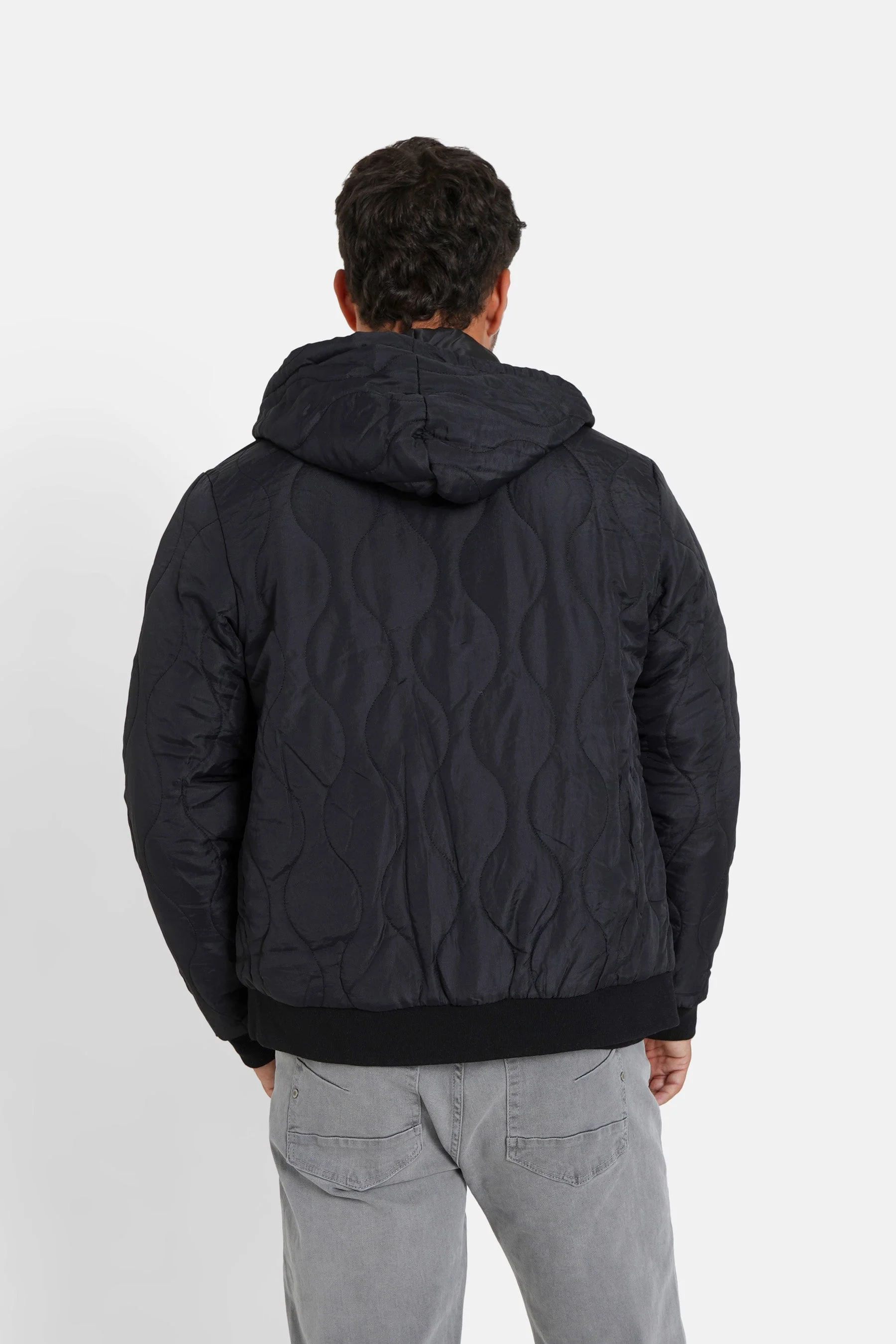 Veste matelassée wavy Noir - Image 5