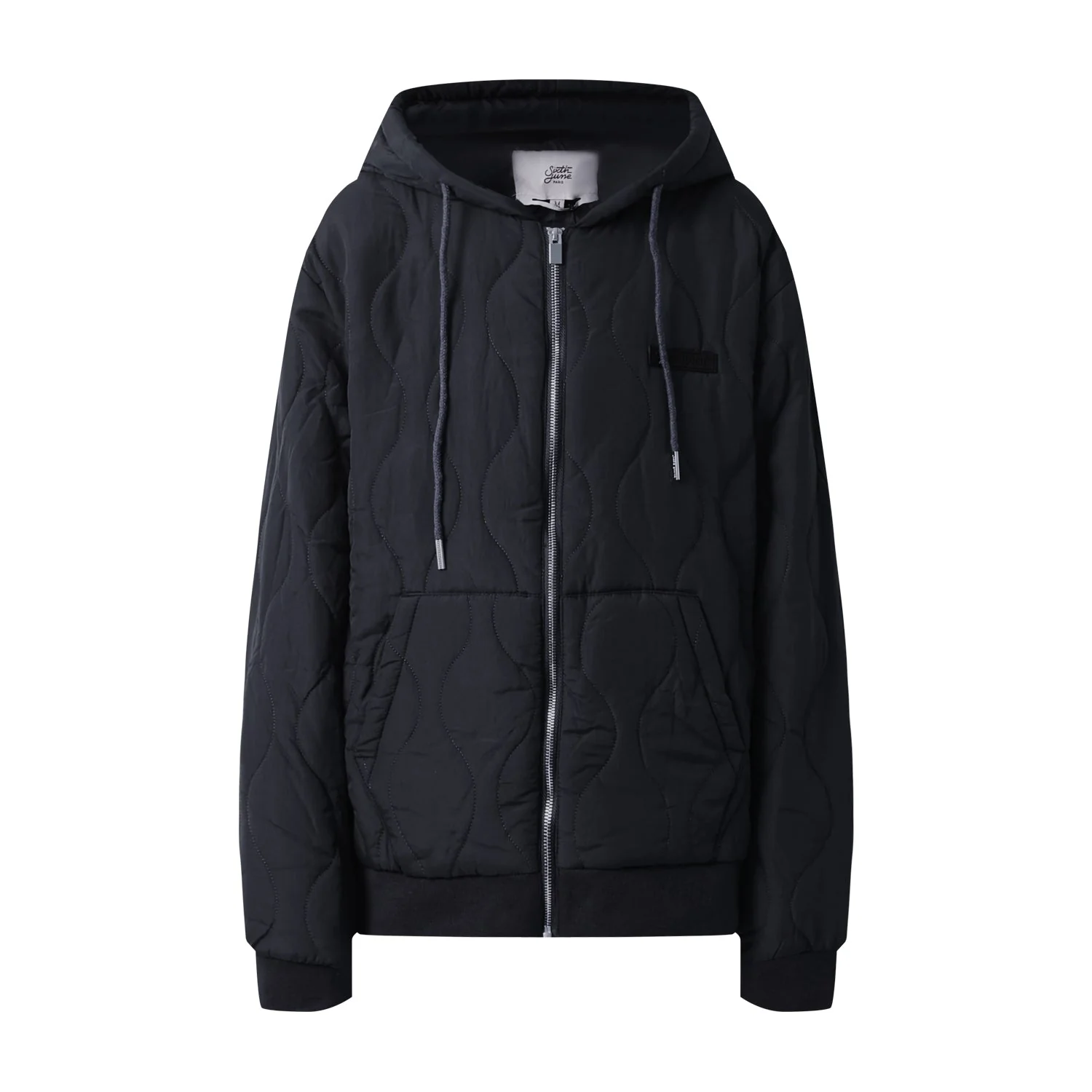 Veste matelassée wavy Noir - Image 6