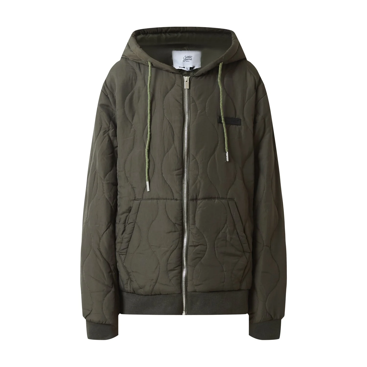 Veste matelassée wavy Vert kaki - Image 6
