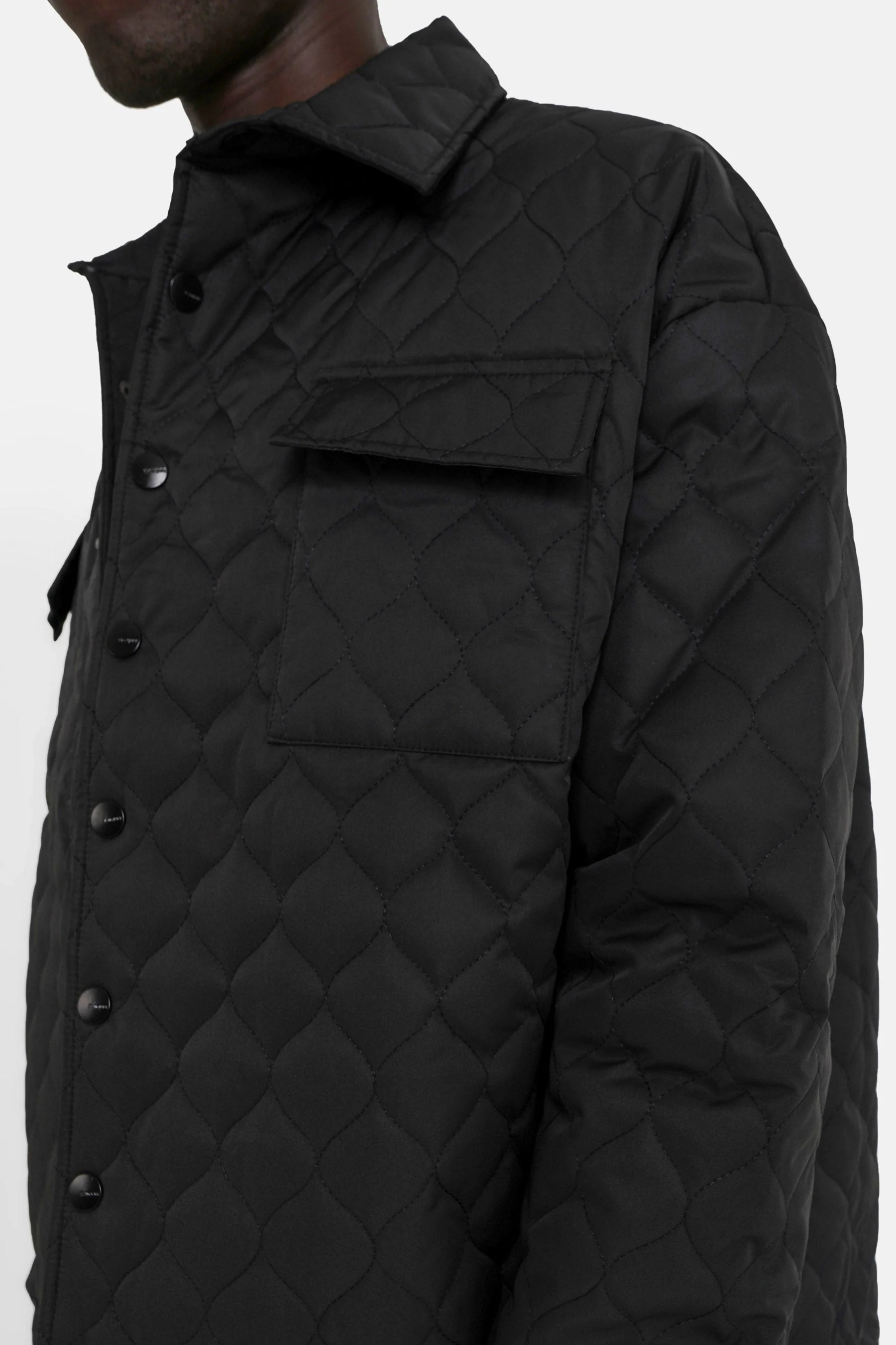 Veste matelassée wavy Noir - Image 3