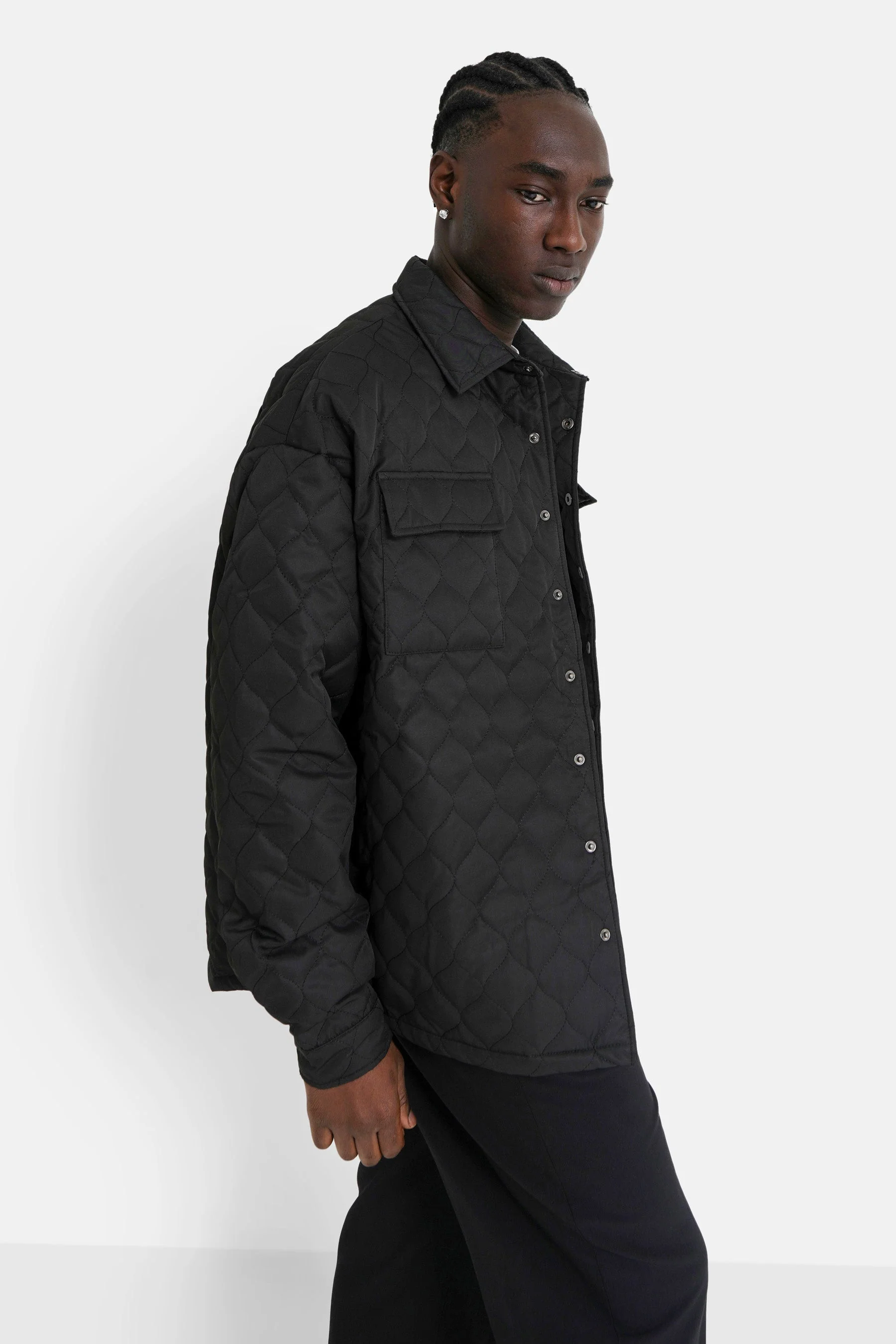 Veste matelassée wavy Noir - Image 4