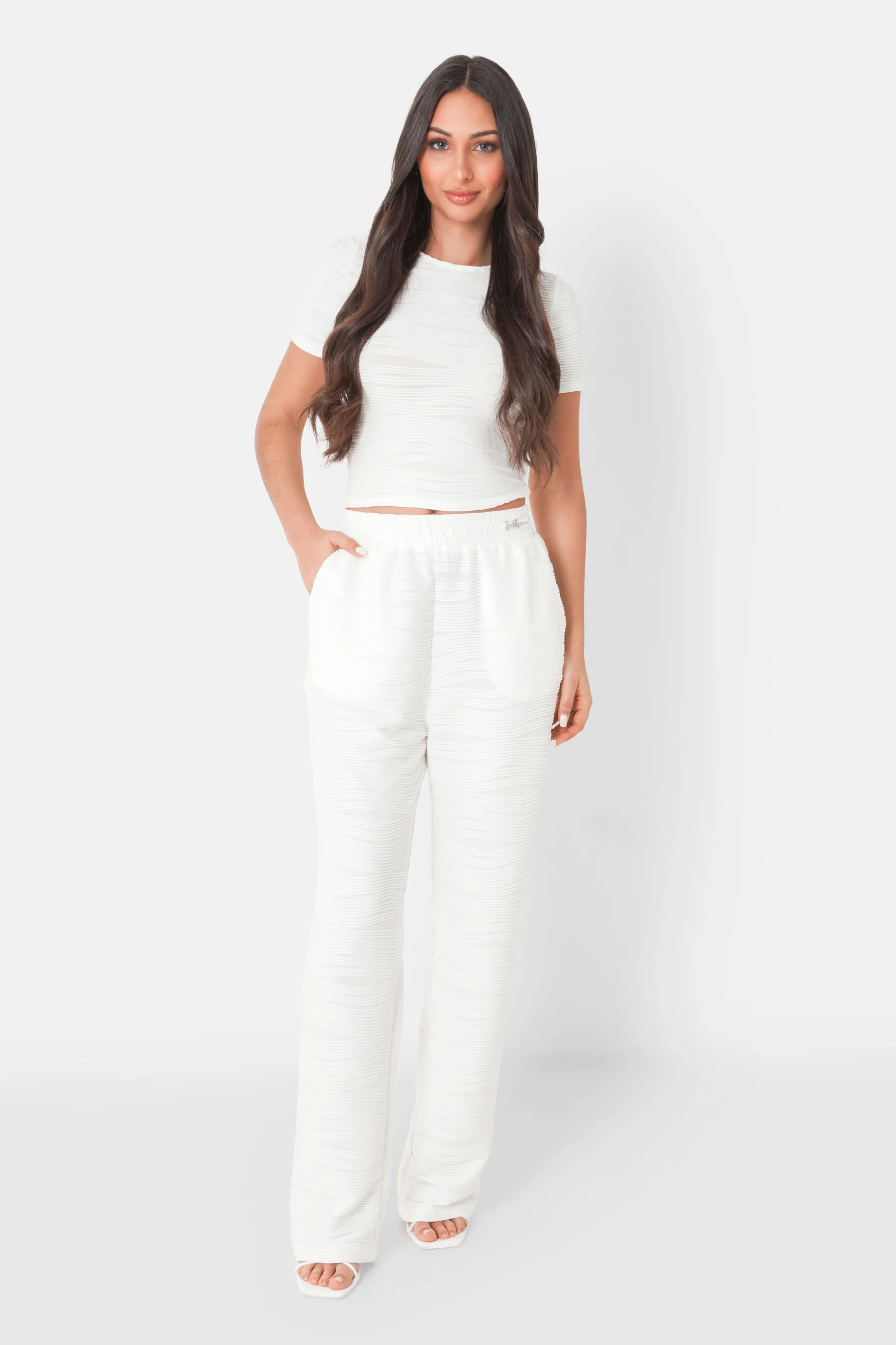WAVY textured pant - Image 2