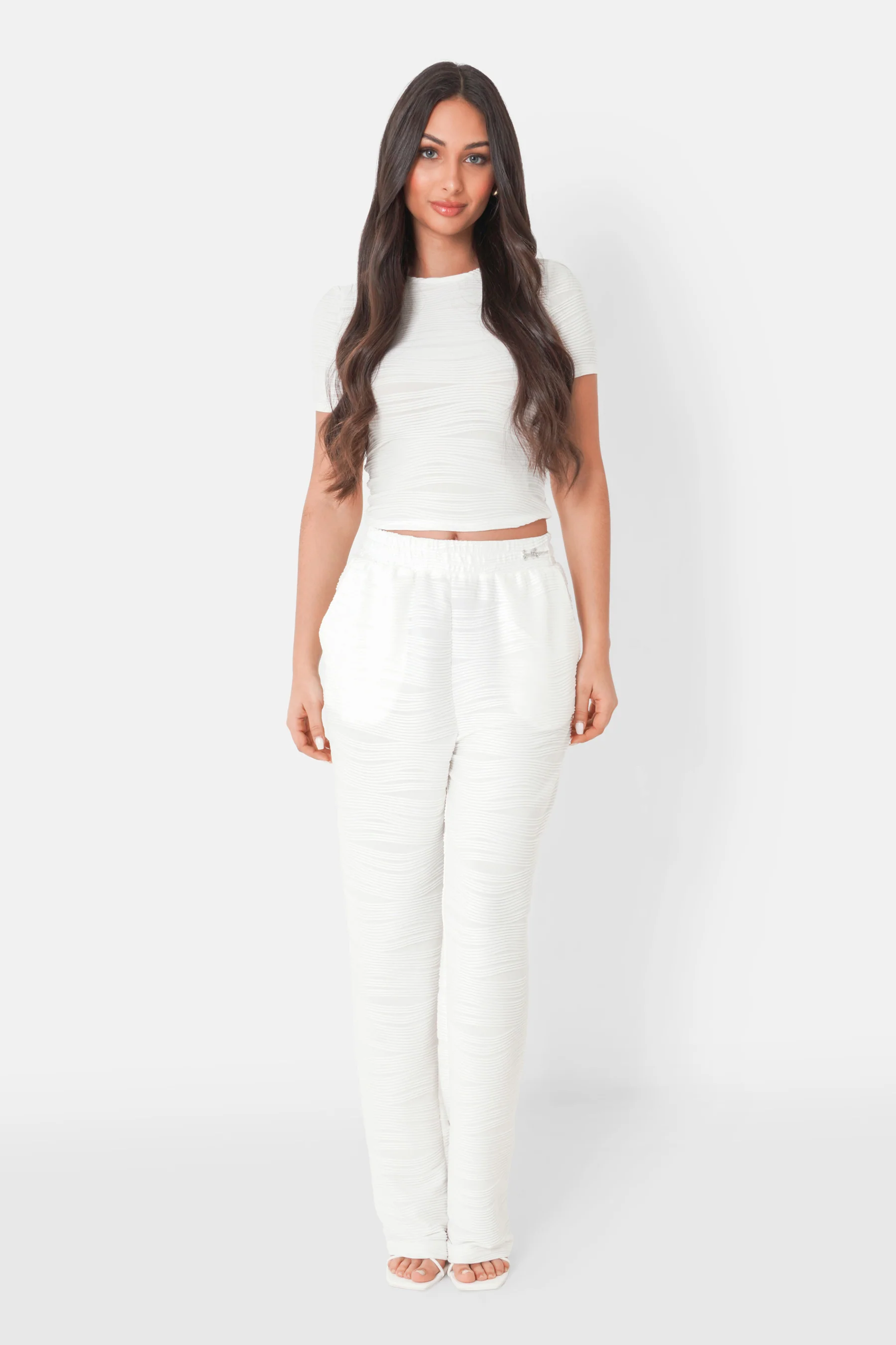 WAVY textured s/s top - Image 2