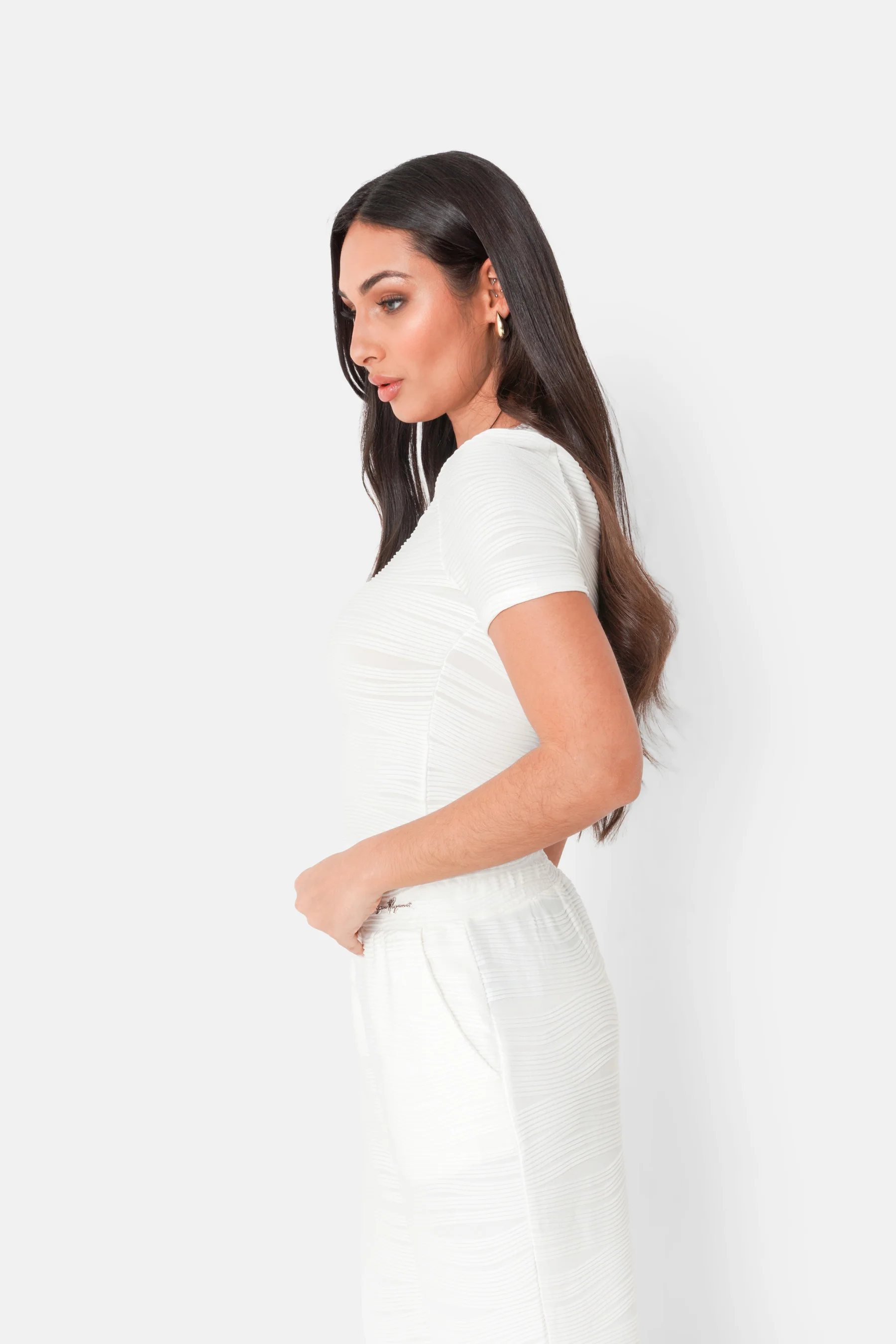 WAVY textured s/s top - Image 4