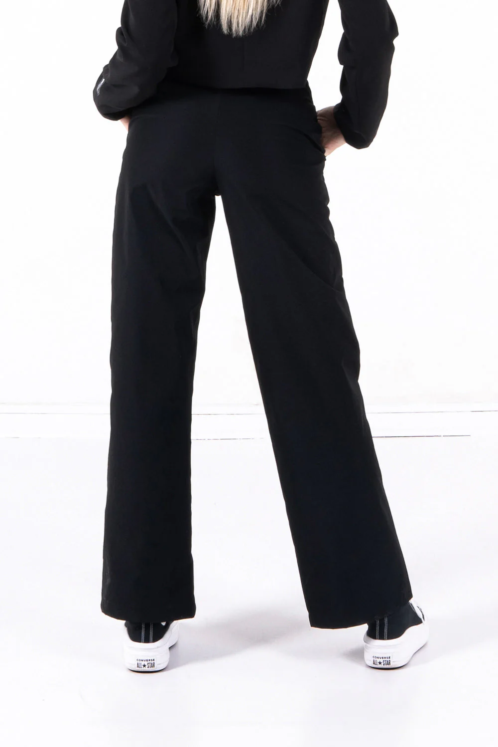 Pantalon large sergé Noir - Image 5