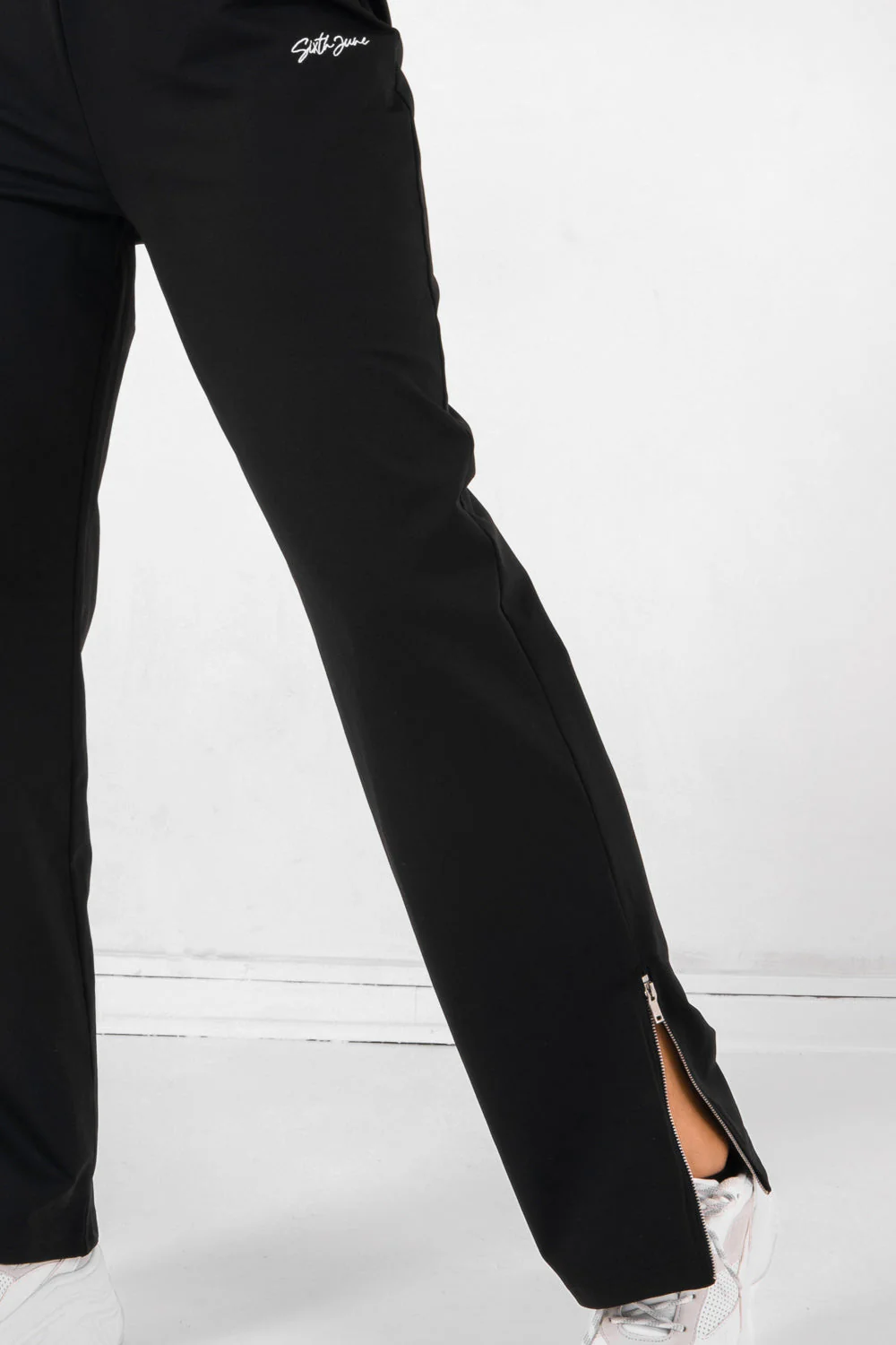 Pantalon large signature Noir - Image 3