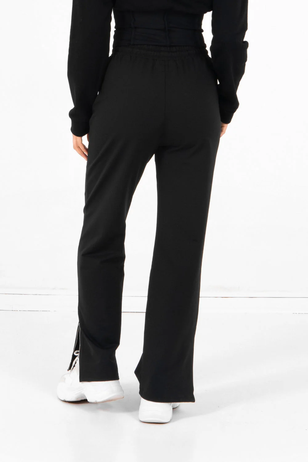 Pantalon large signature Noir - Image 5