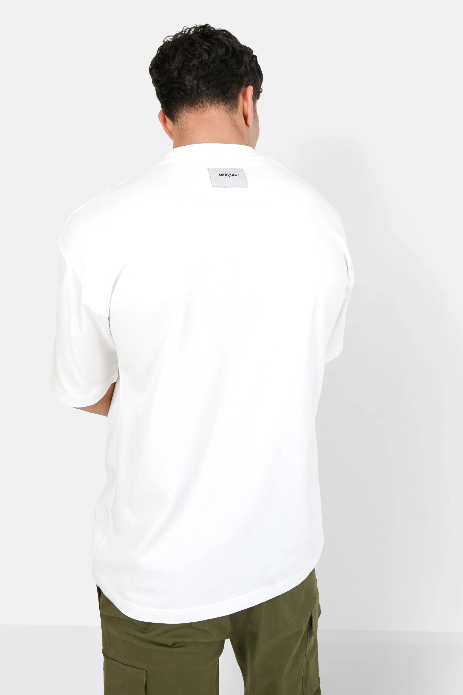 T-shirt chiffres gothiques Blanc - Image 5