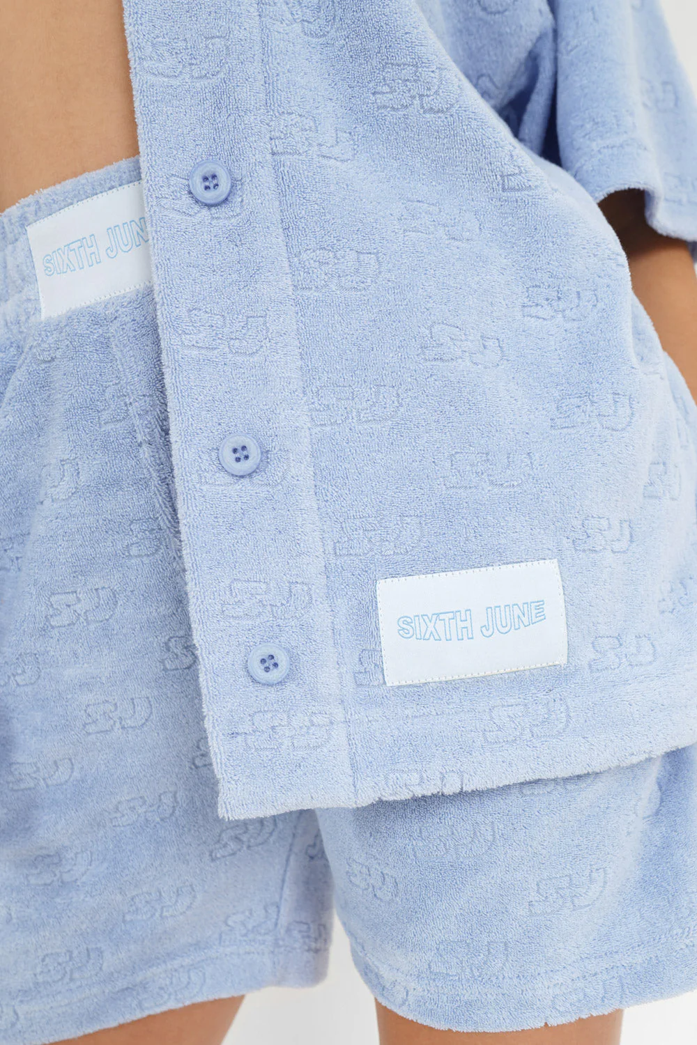 Chemise monogramme towel Bleu - Image 3