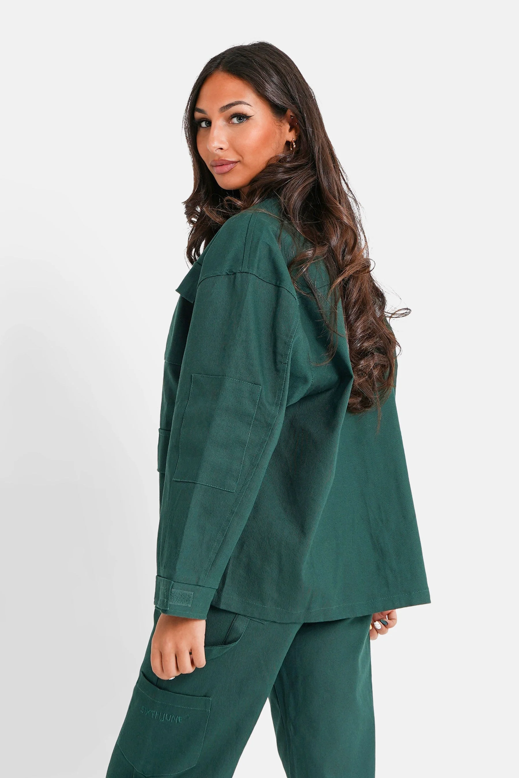 Veste poches cargo Vert foncé - Image 4