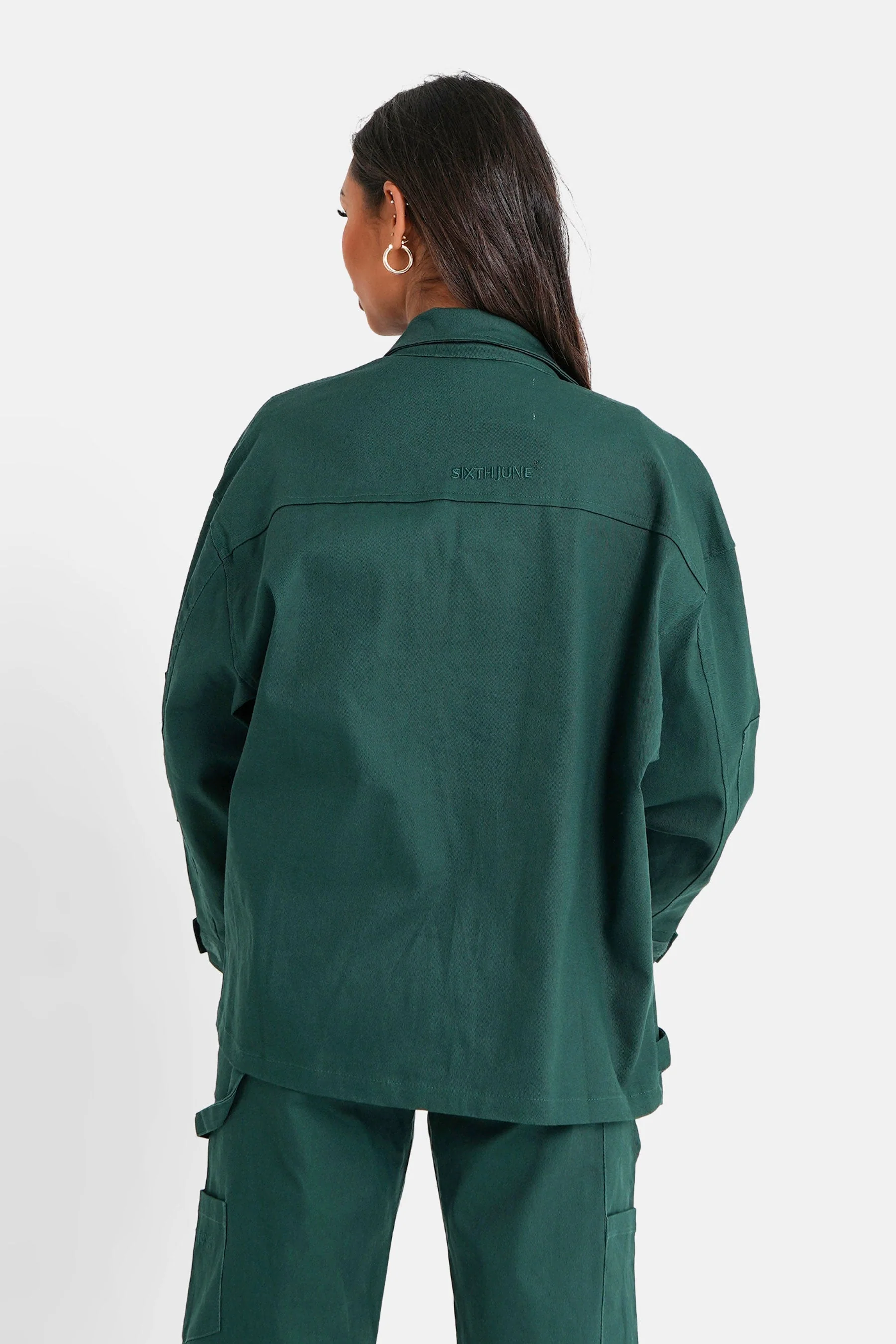 Veste poches cargo Vert foncé - Image 5