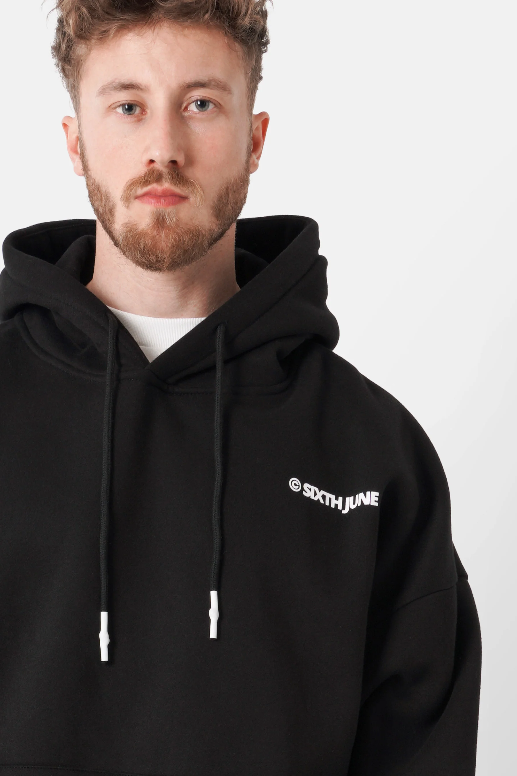 Sweatshirt capuche youth culture dos Noir - Image 4