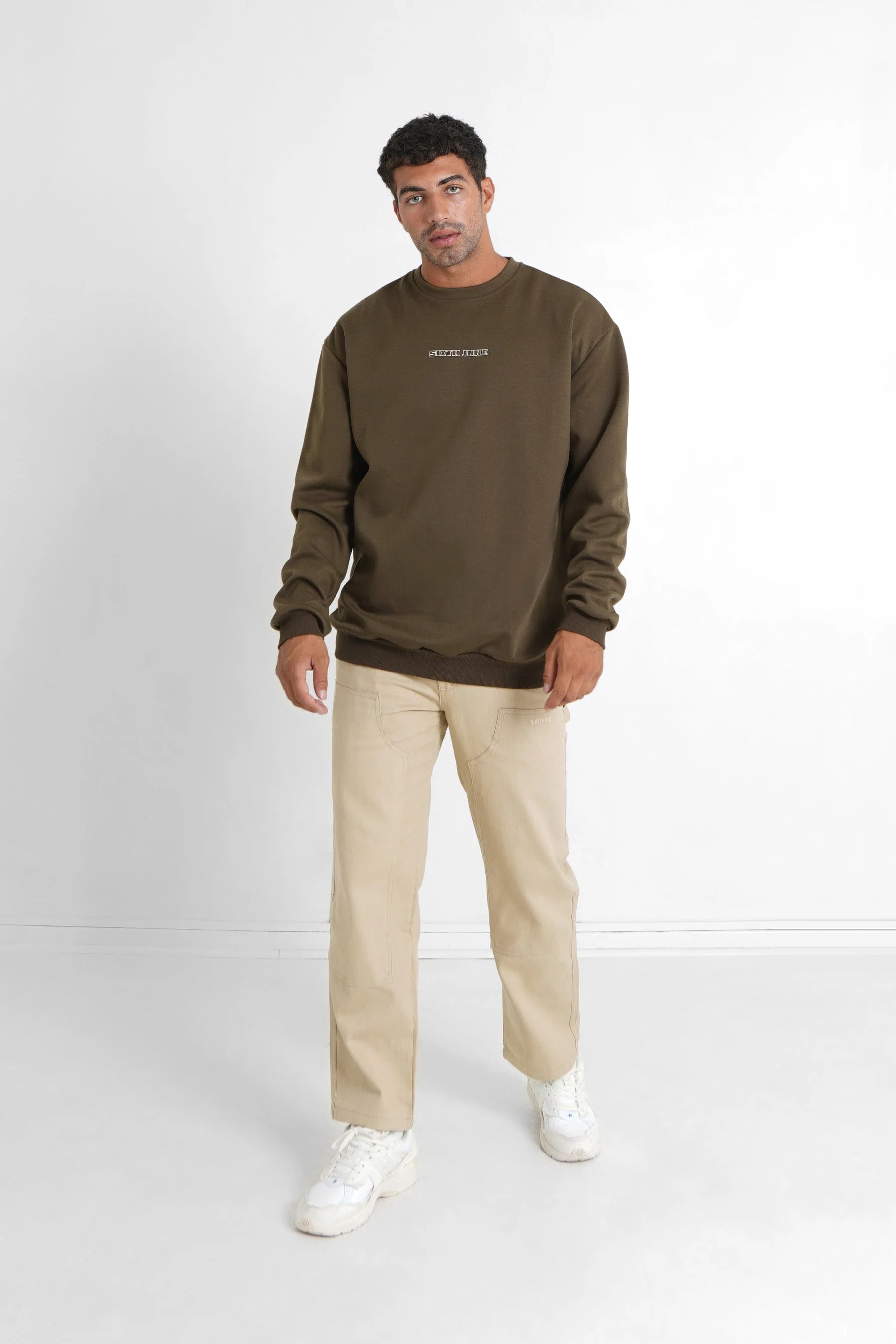 Sweat youth culture Vert kaki - Image 2