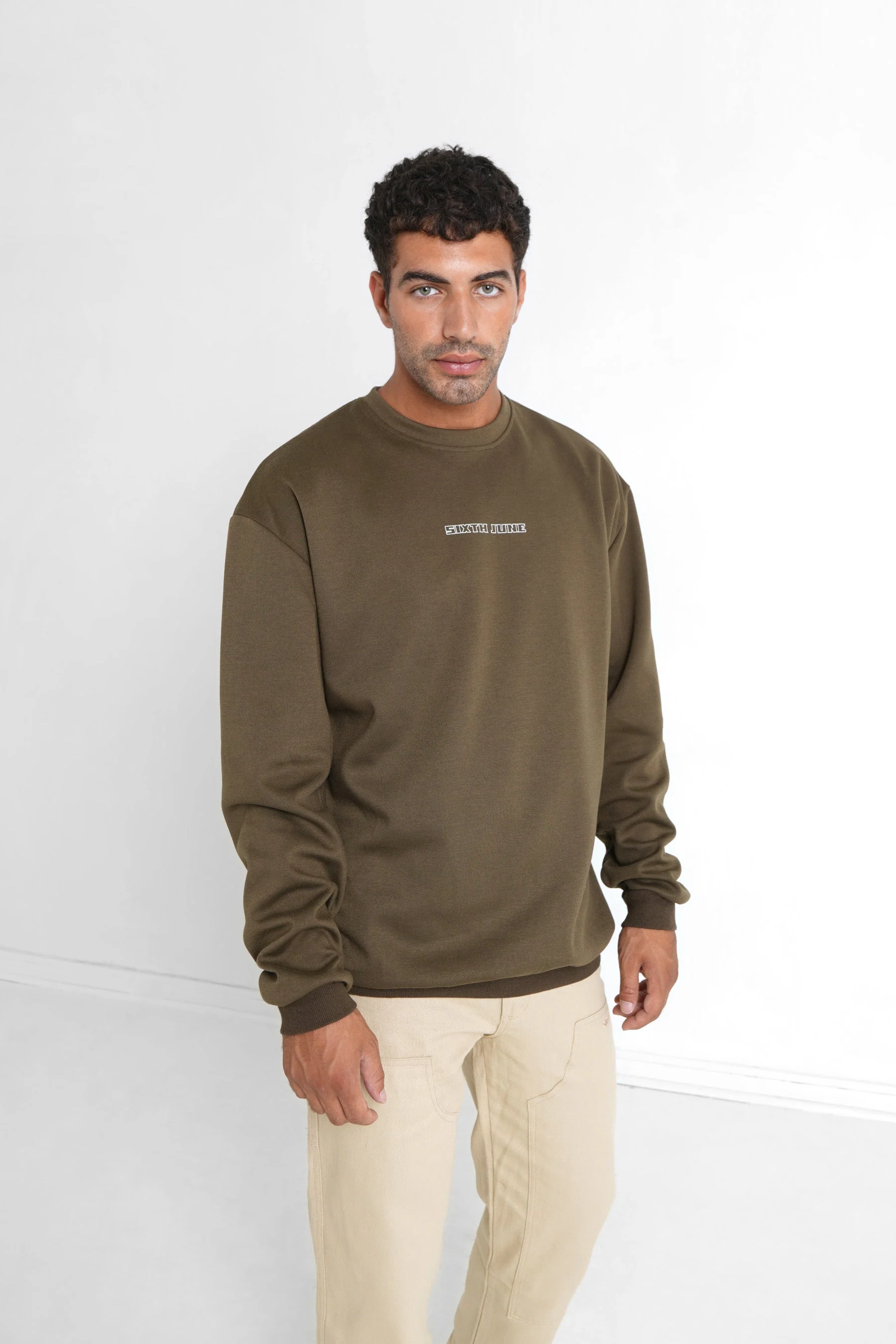 Sweat youth culture Vert kaki - Image 5