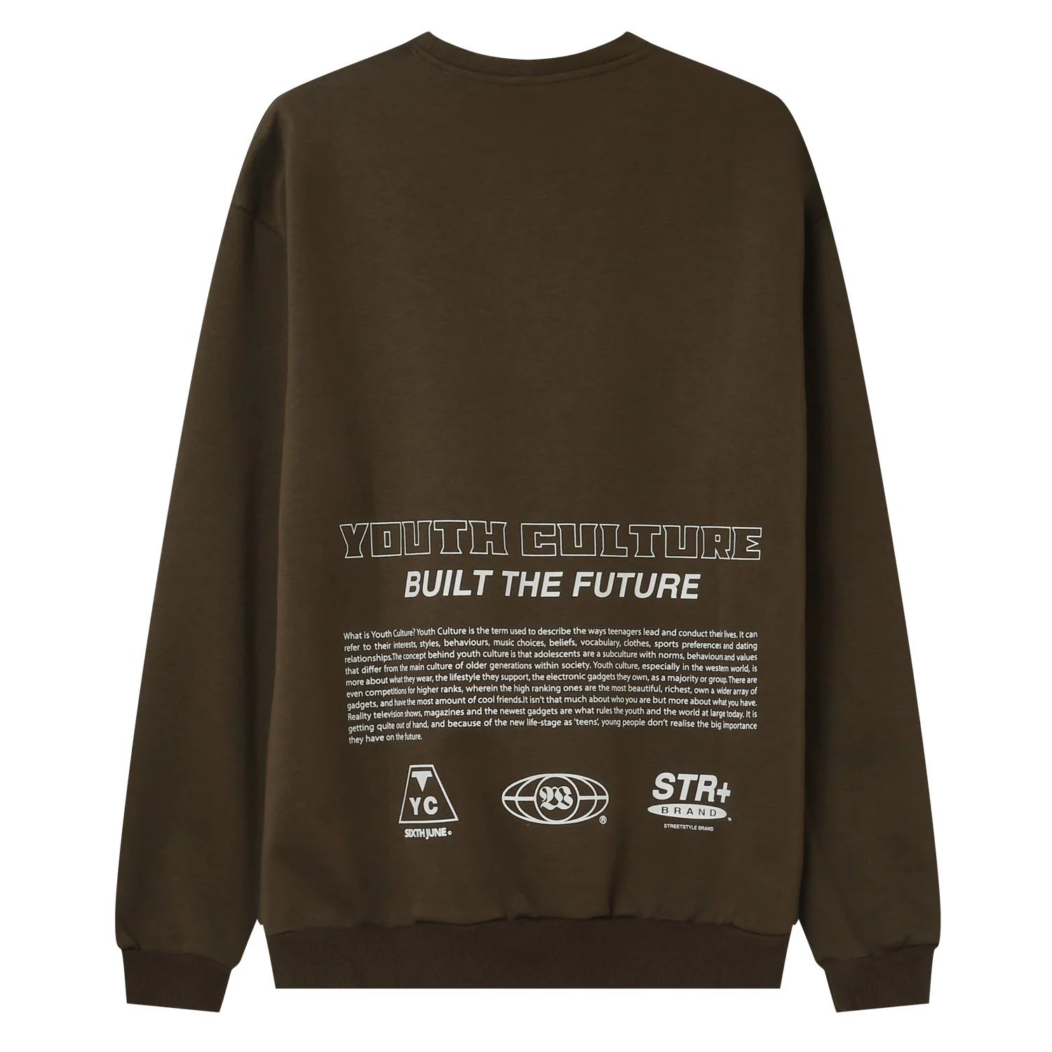 Sweat youth culture Vert kaki - Image 6