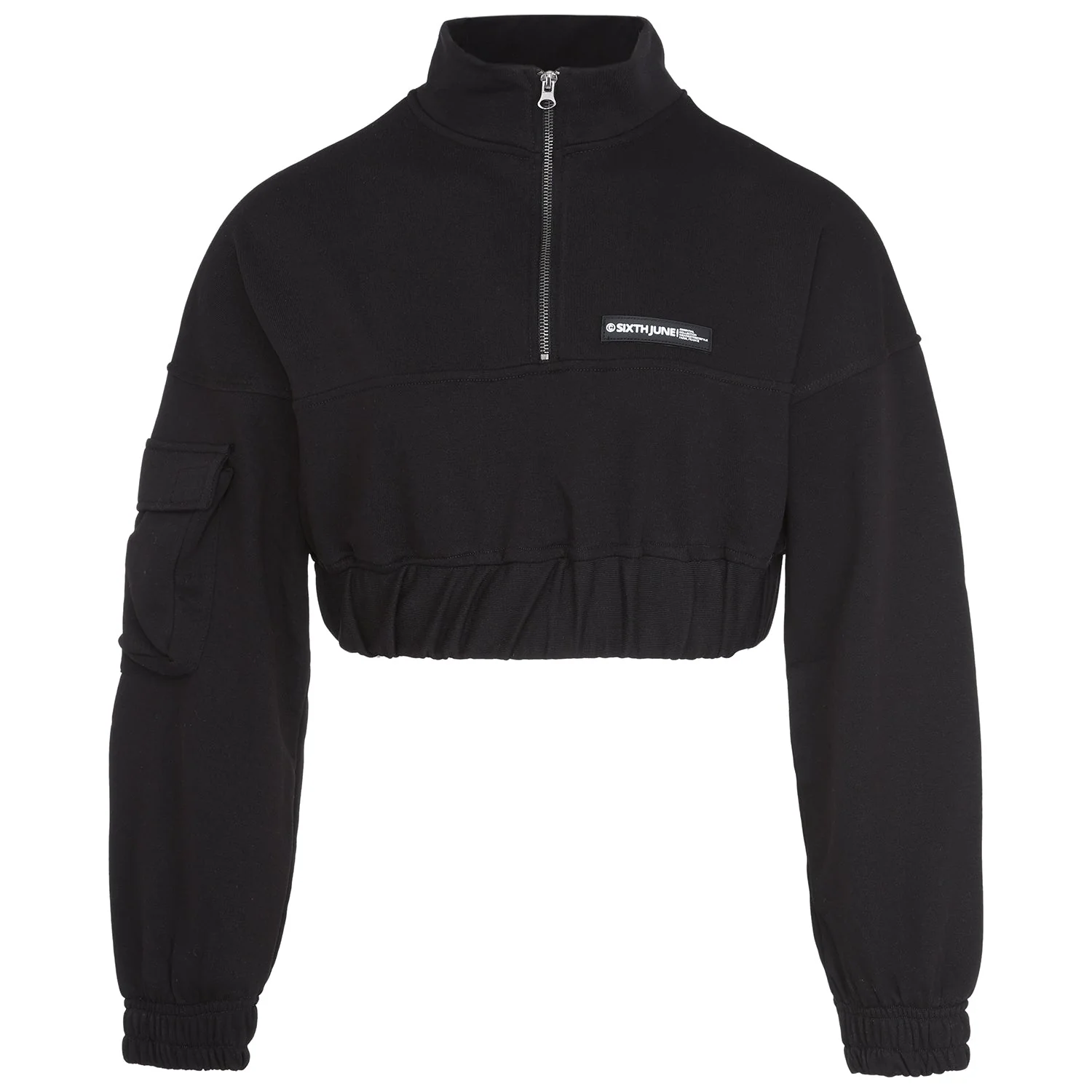 CROPPED zipped sweatshirt - Image 6