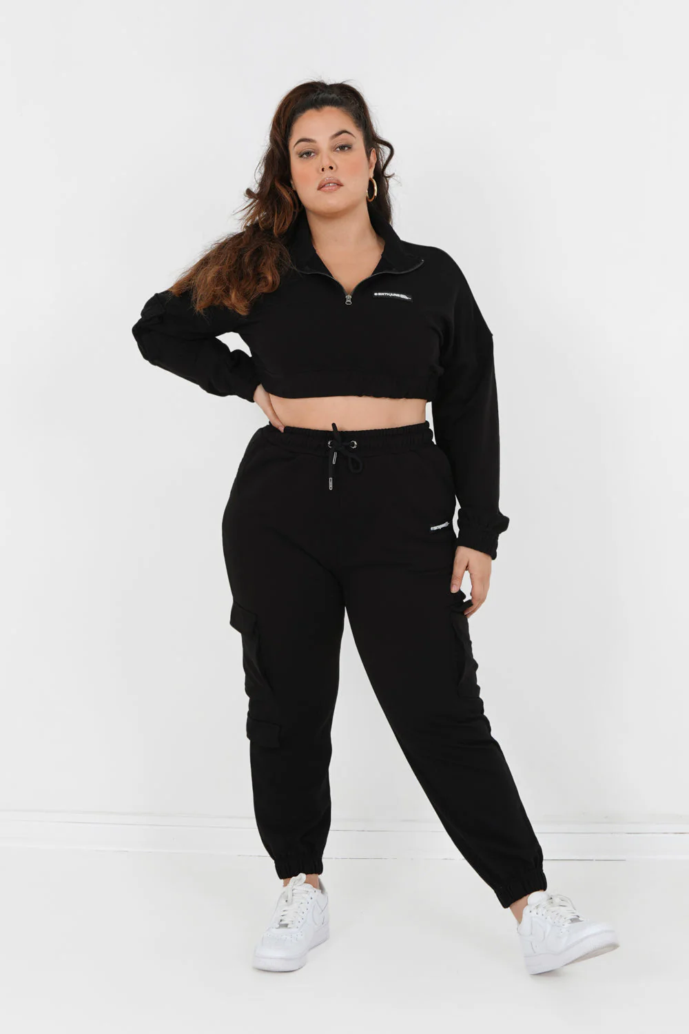 CROPPED zipped sweatshirt - Image 9