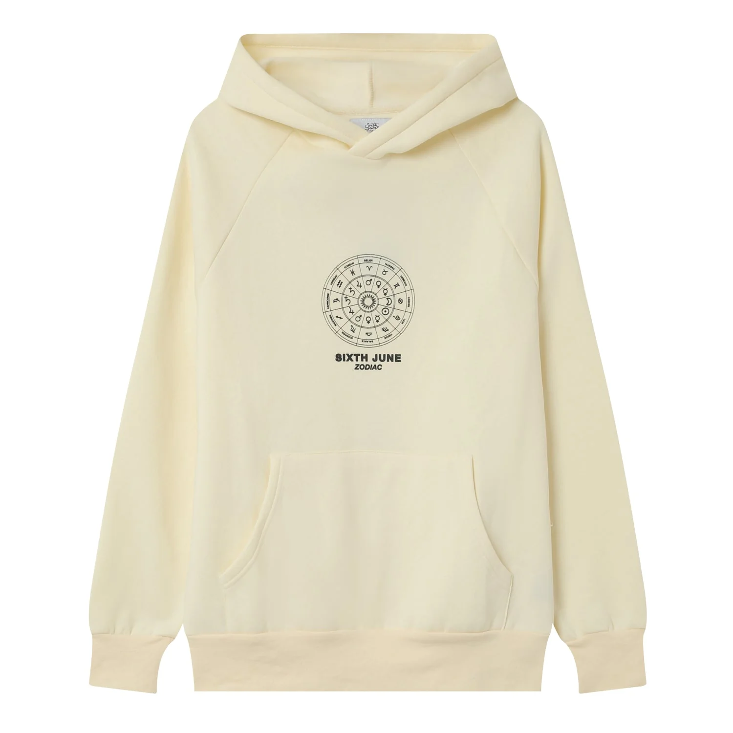 Sweat capuche signes zodiaque Beige clair - Image 7
